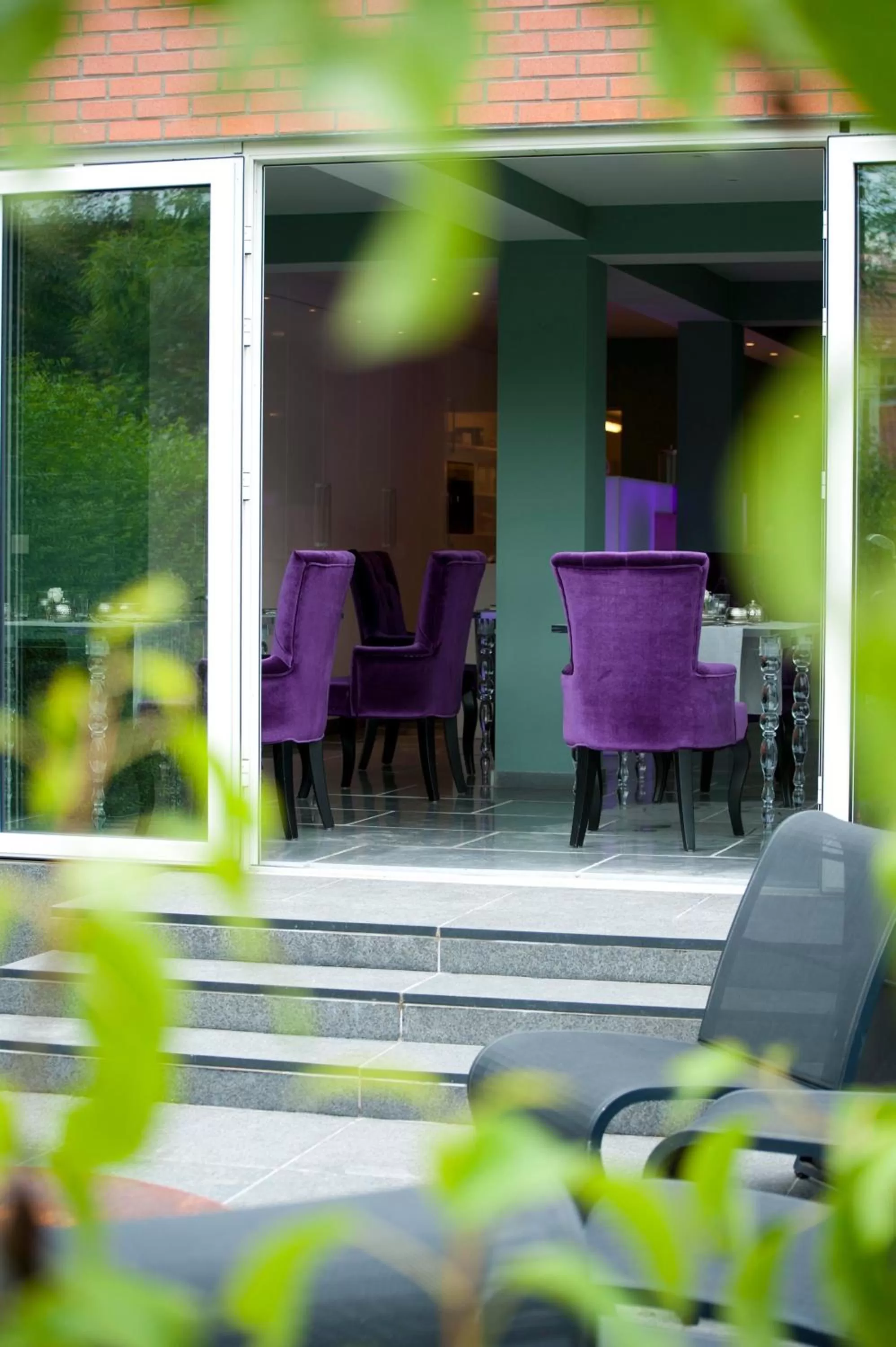Patio in B&B Saint-Georges -Located in the city centre of Bruges-