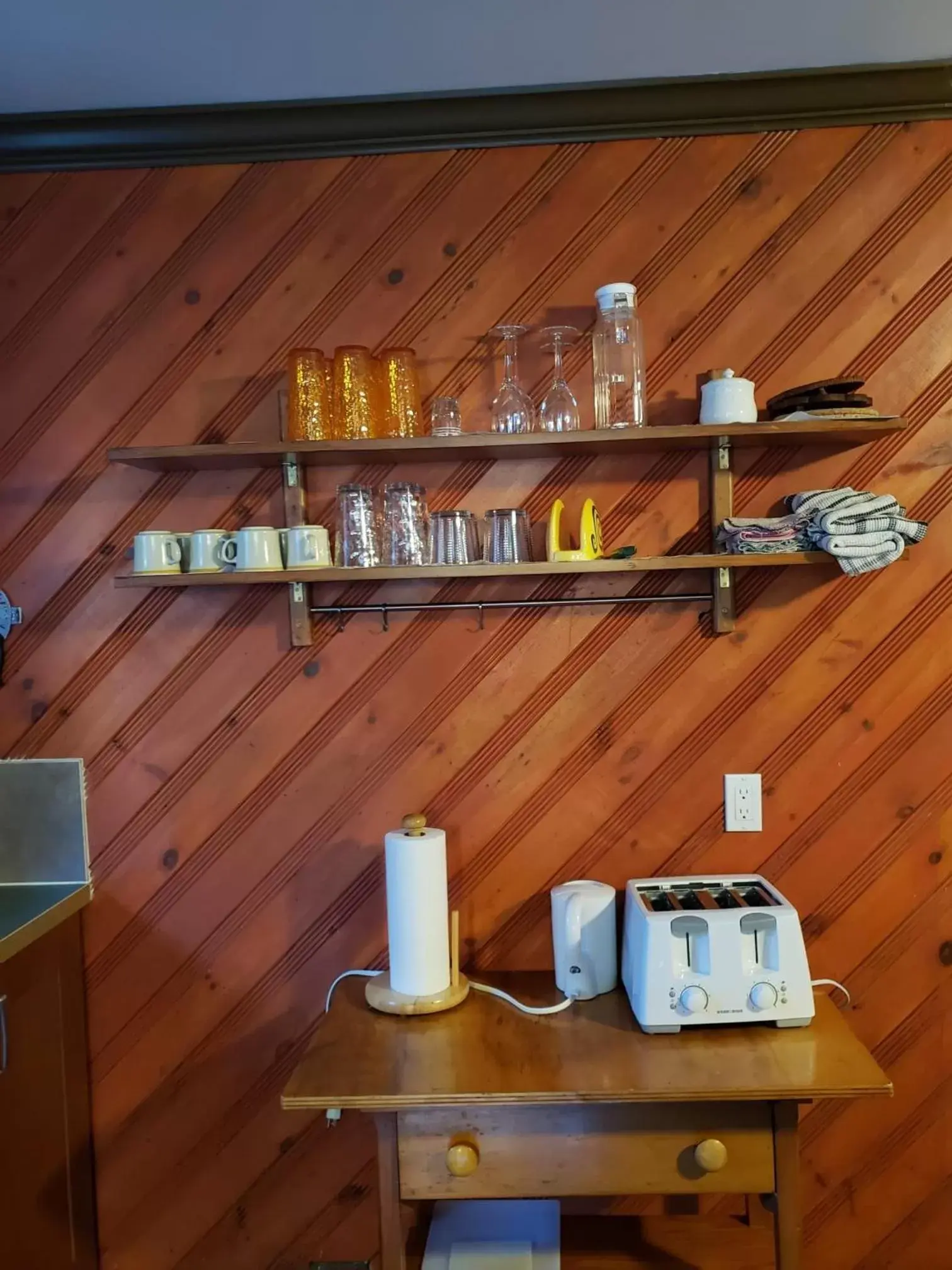 kitchen in Hush Lodge and Cottages