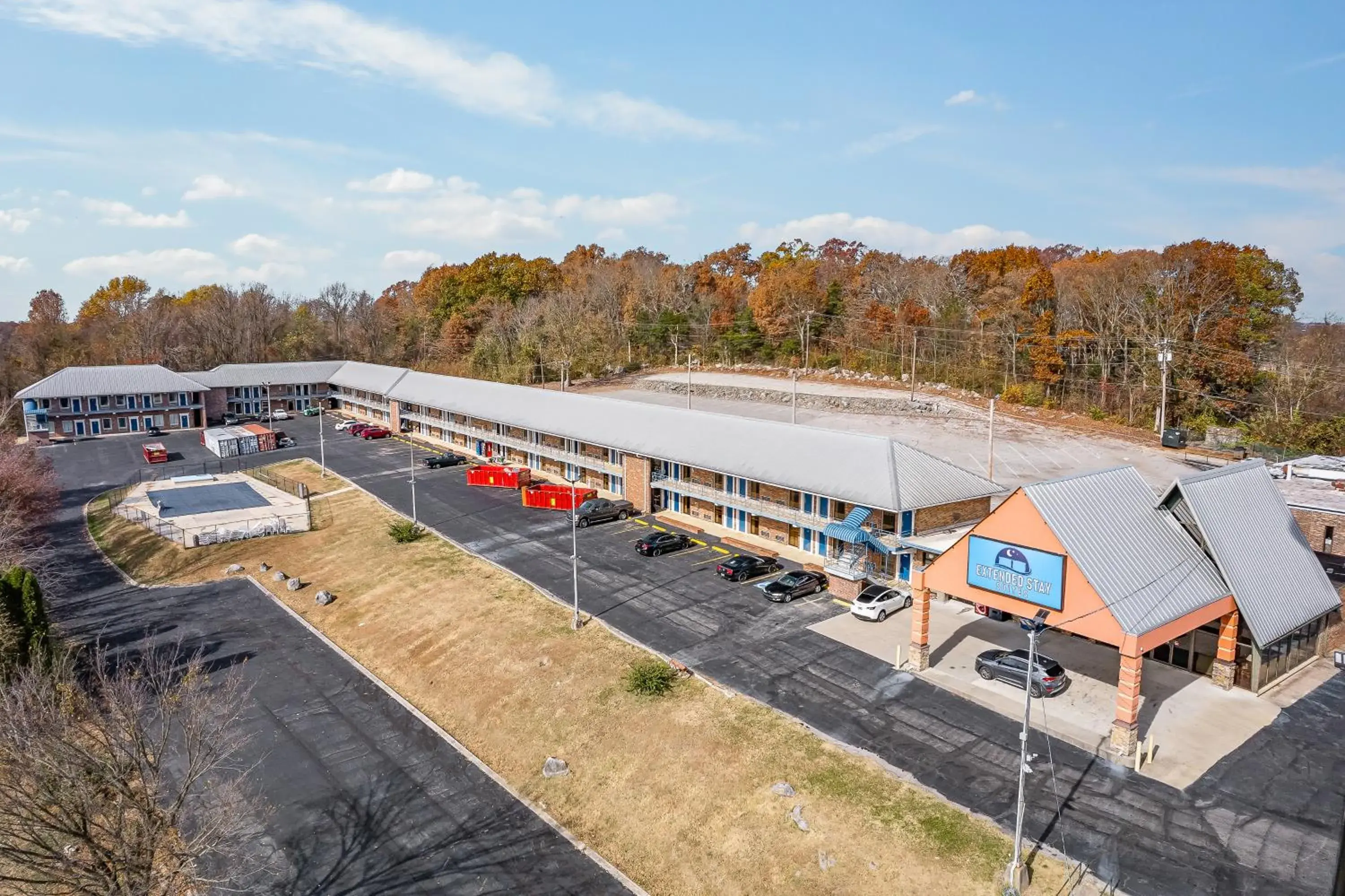 Property building, Bird's-eye View in Americas Best Value Inn Cookeville