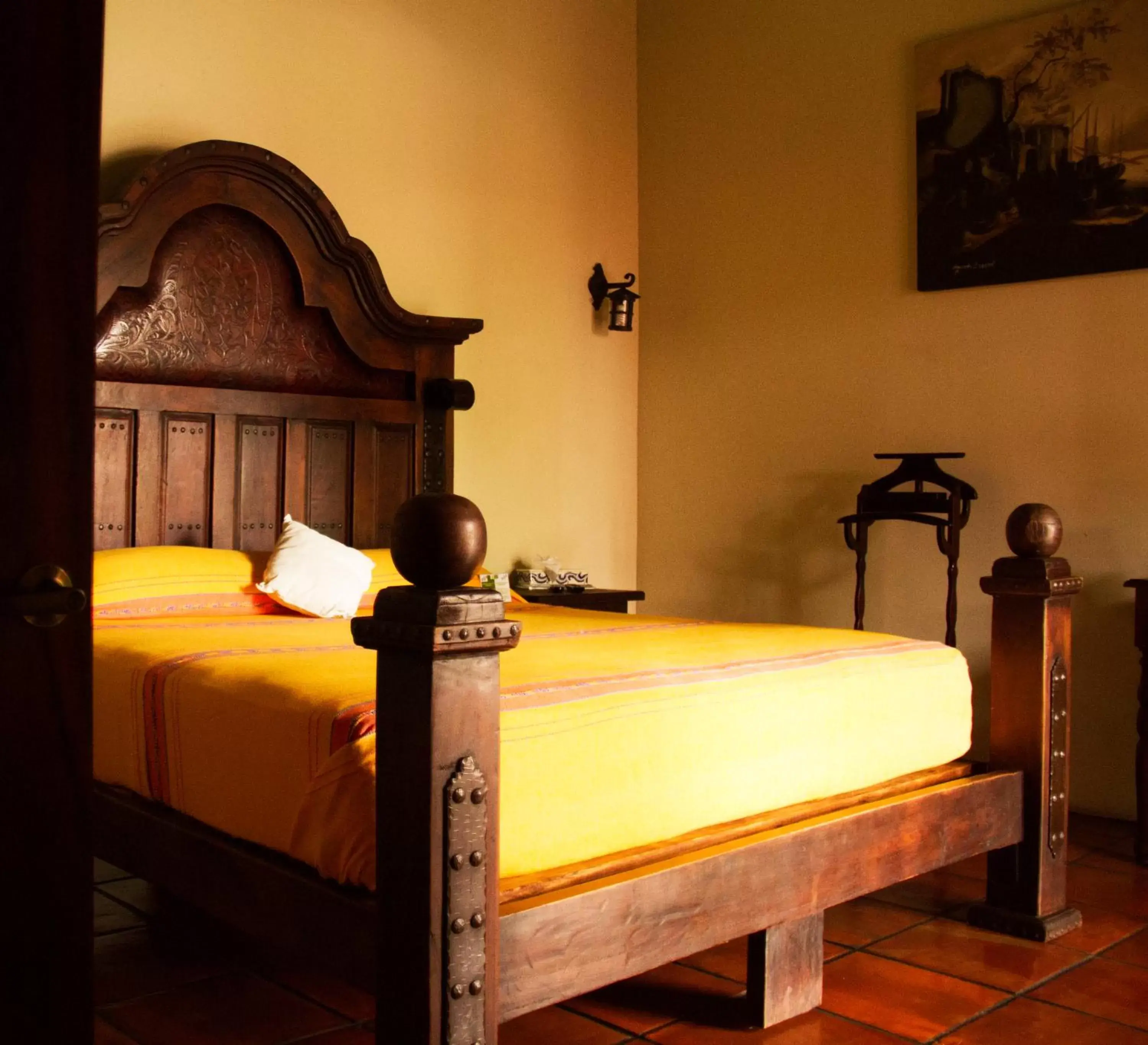 Bed in Hotel Boutique Hacienda del Gobernador