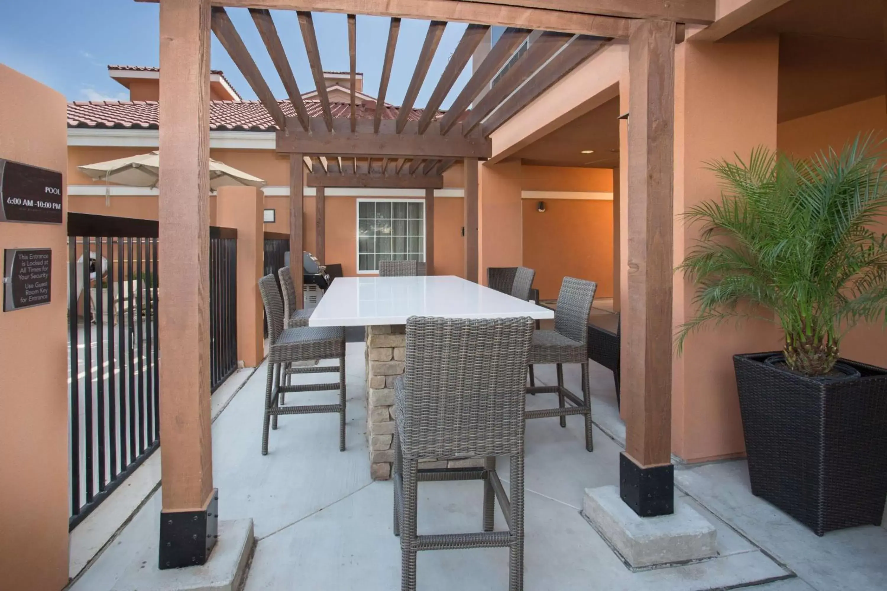 Patio in Homewood Suites by Hilton Yuma