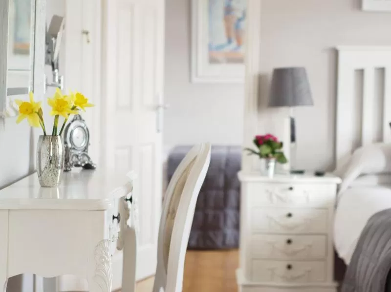Decorative detail, Bed in The Cambridge Guest House by Tas