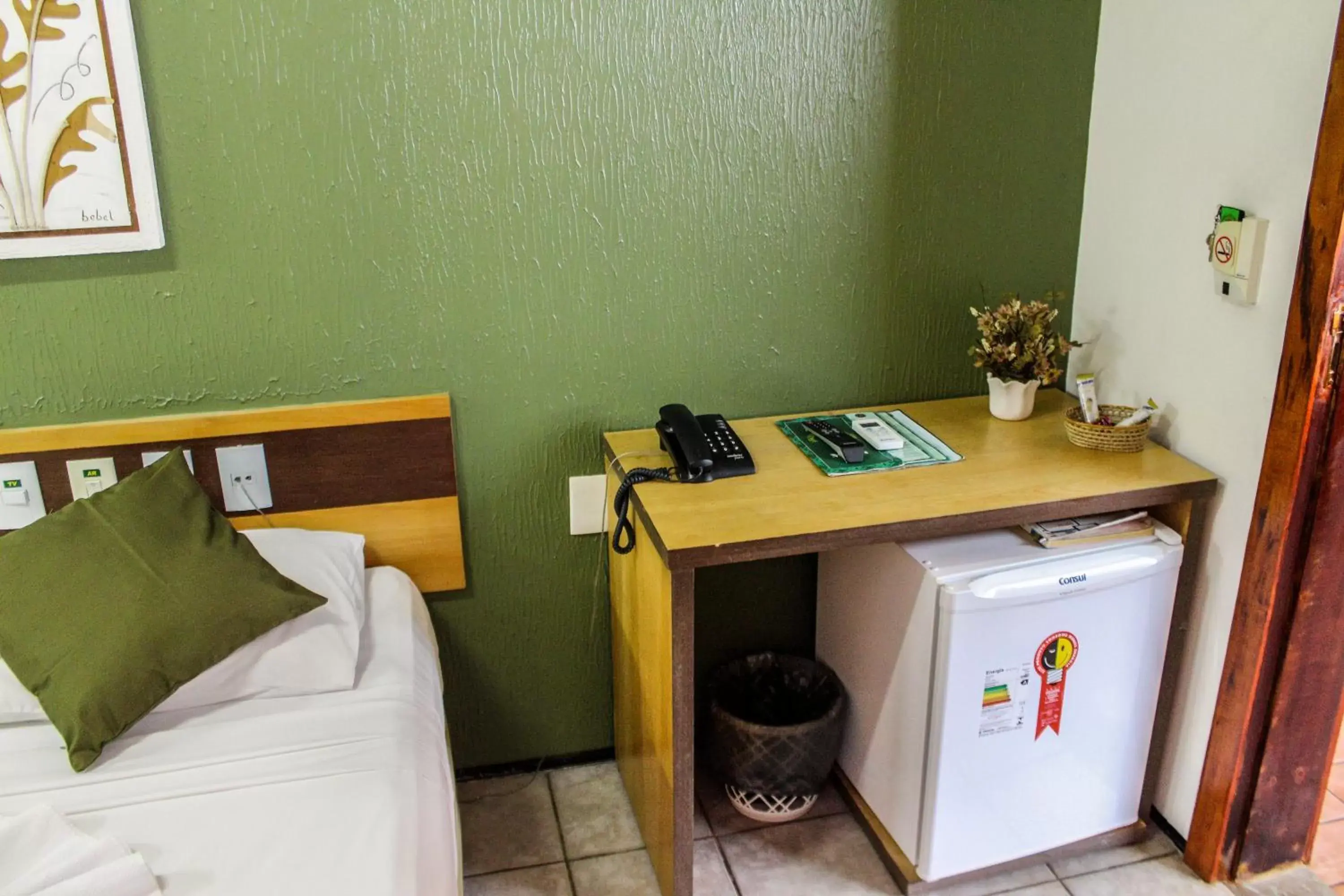 Bed in Abrolhos Praia Hotel Bed in Abrolhos Praia Hotel