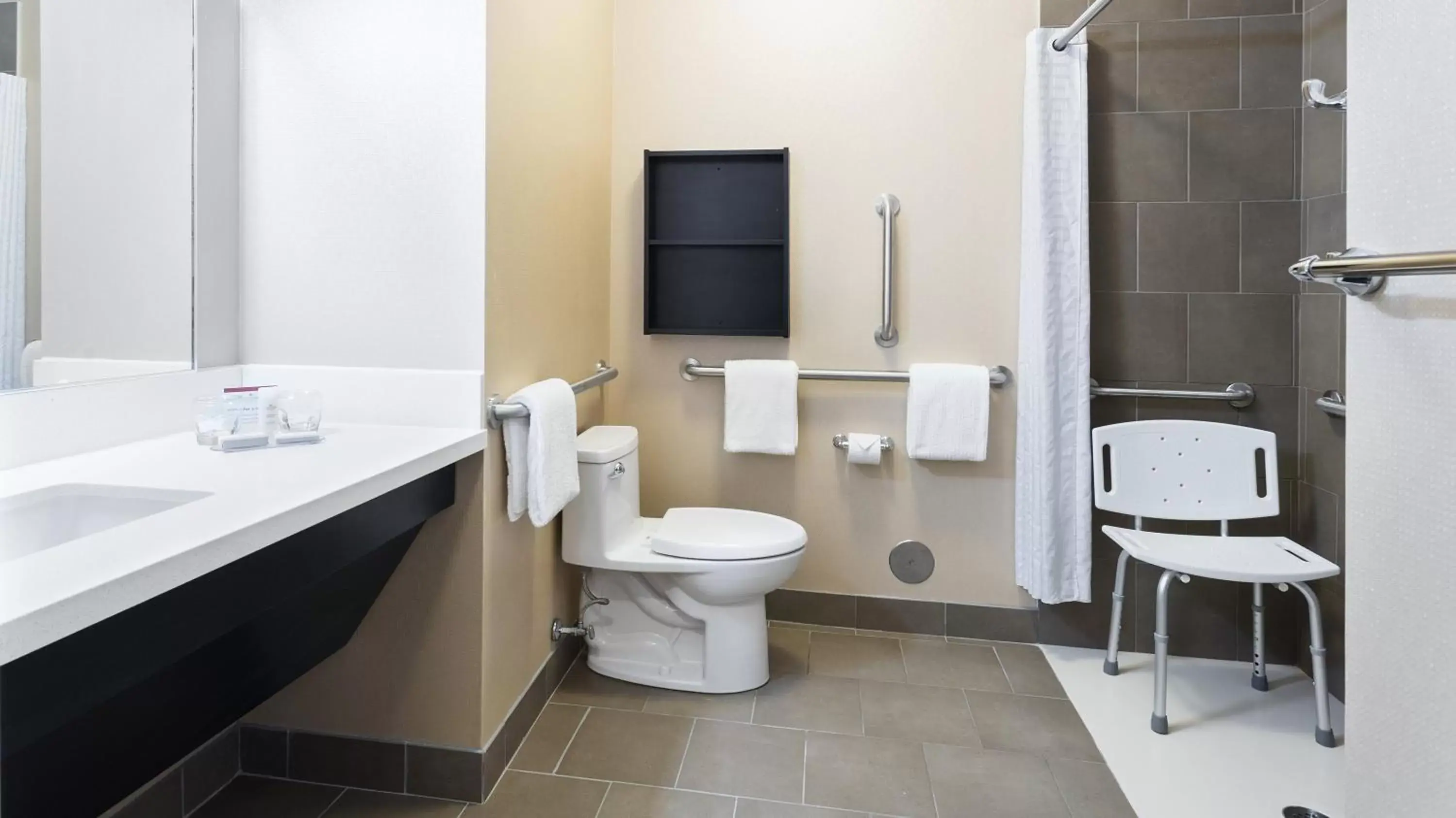 Photo of the whole room, Bathroom in Candlewood Suites Grove City - Outlet Center, an IHG Hotel