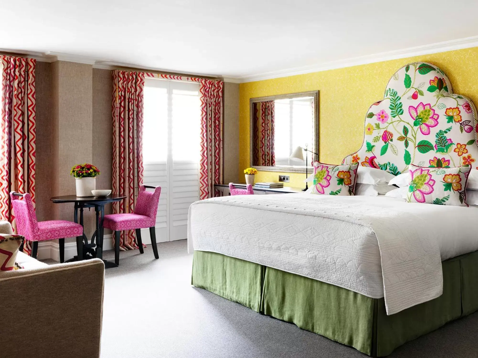 Bedroom in Knightsbridge Hotel, Firmdale Hotels