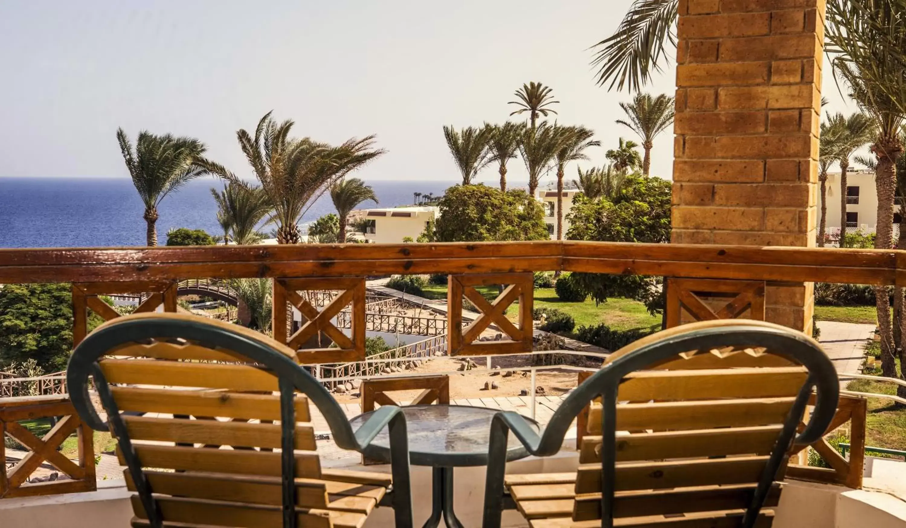 Balcony/Terrace in Pyramisa Beach Resort Sharm El Sheikh