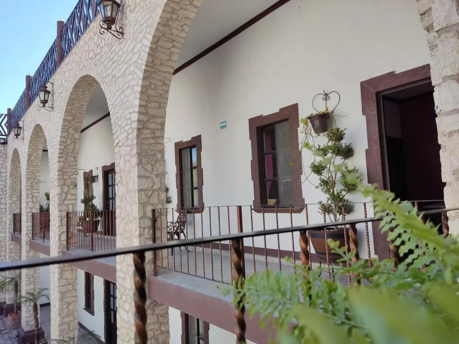 Patio in Hotel Peña Florencia