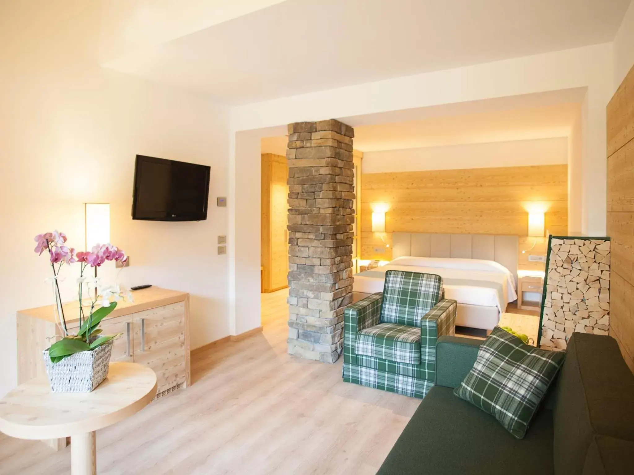 Living room, Seating Area in Hotel Europeo Alpine Charme & Wellness
