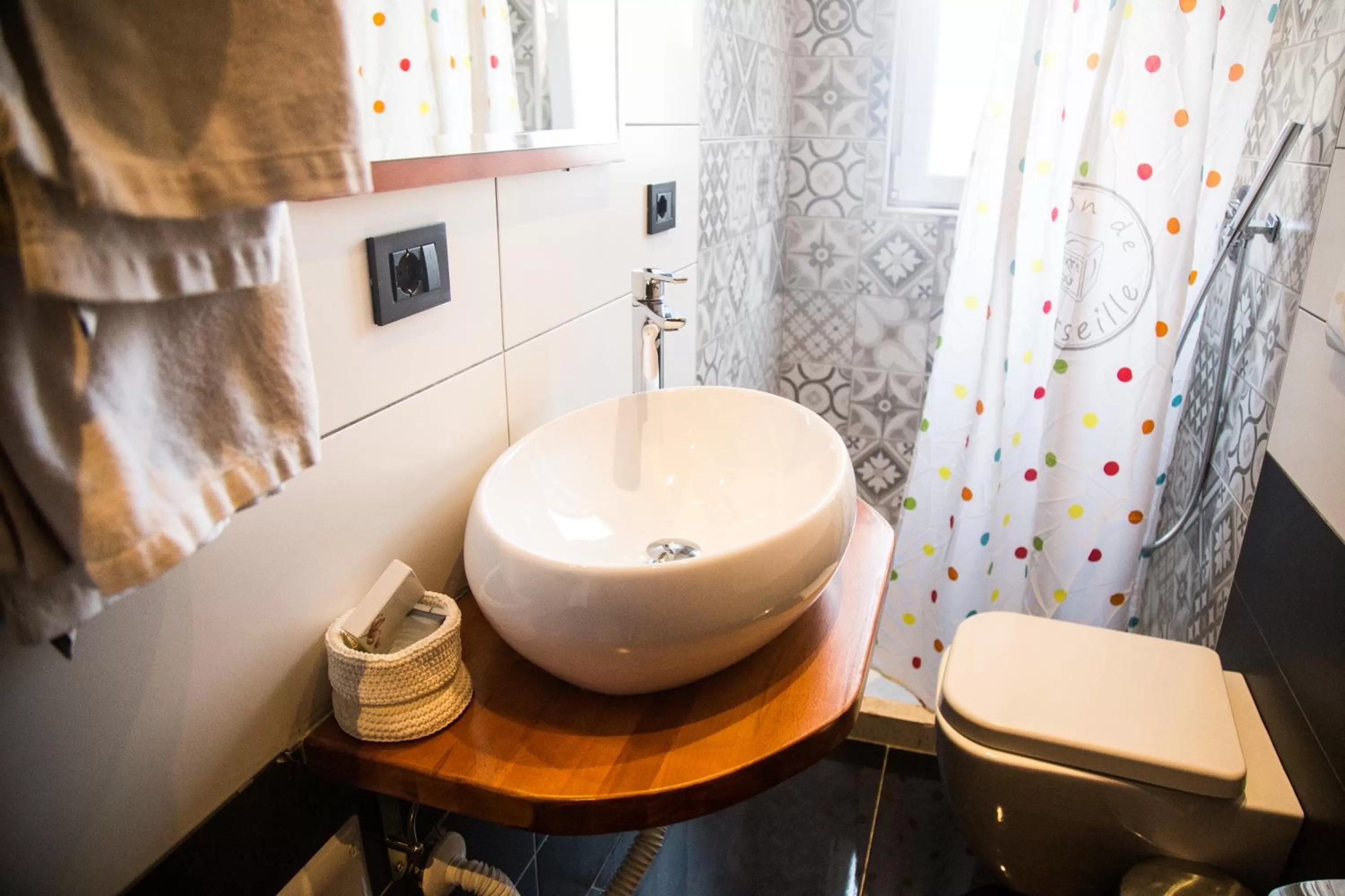 Toilet in Oda Hotel Tirana