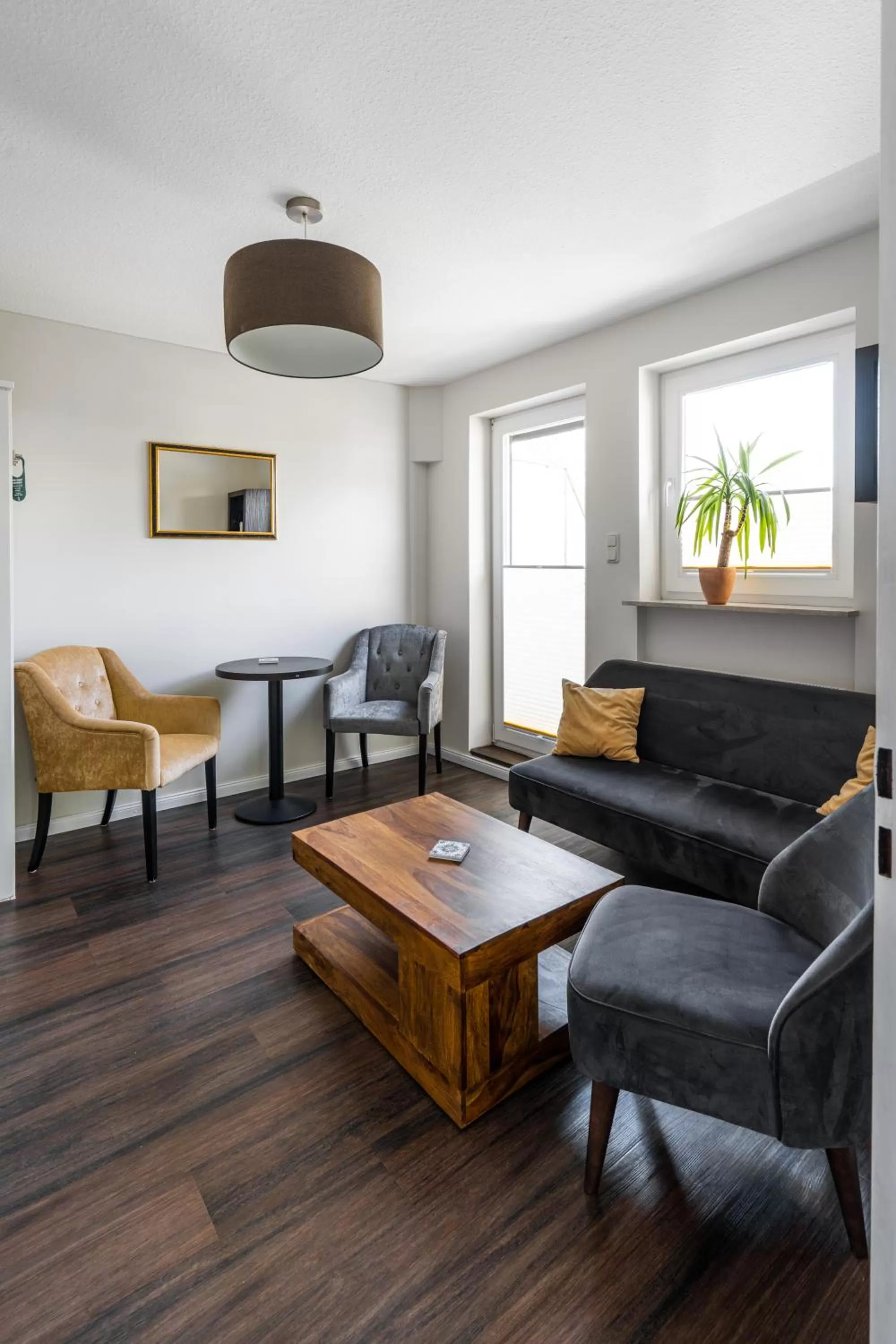 Living room in Hotel Luina Beach