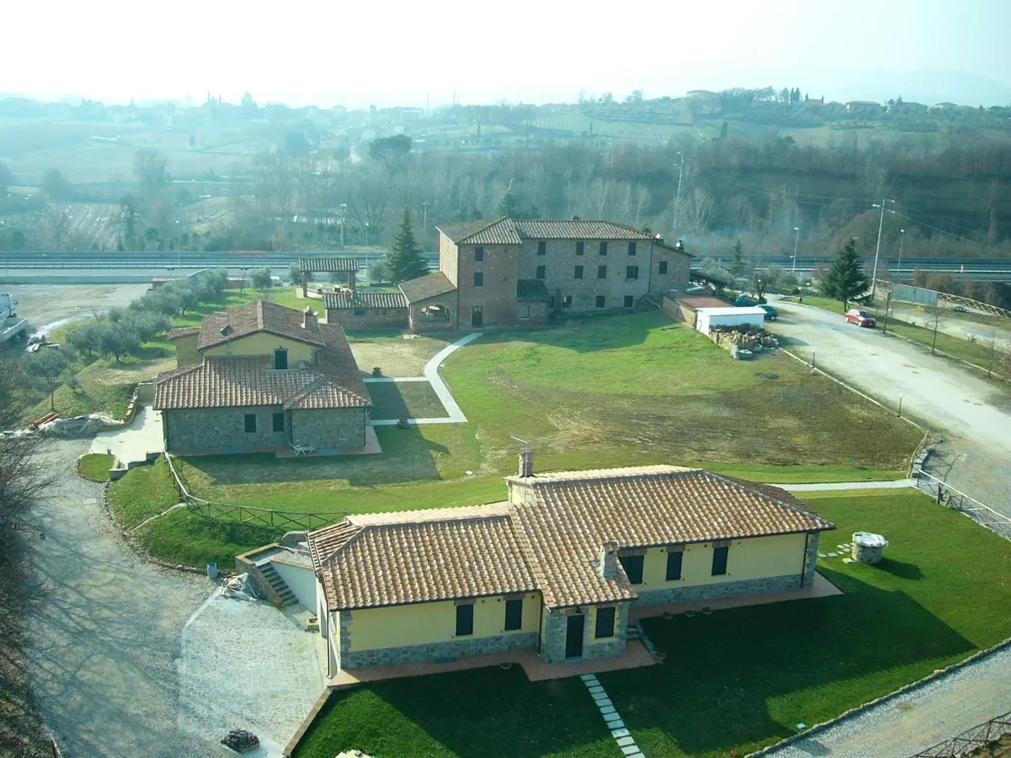 Bird's eye view, Bird's-eye View in Albergo La Foresteria