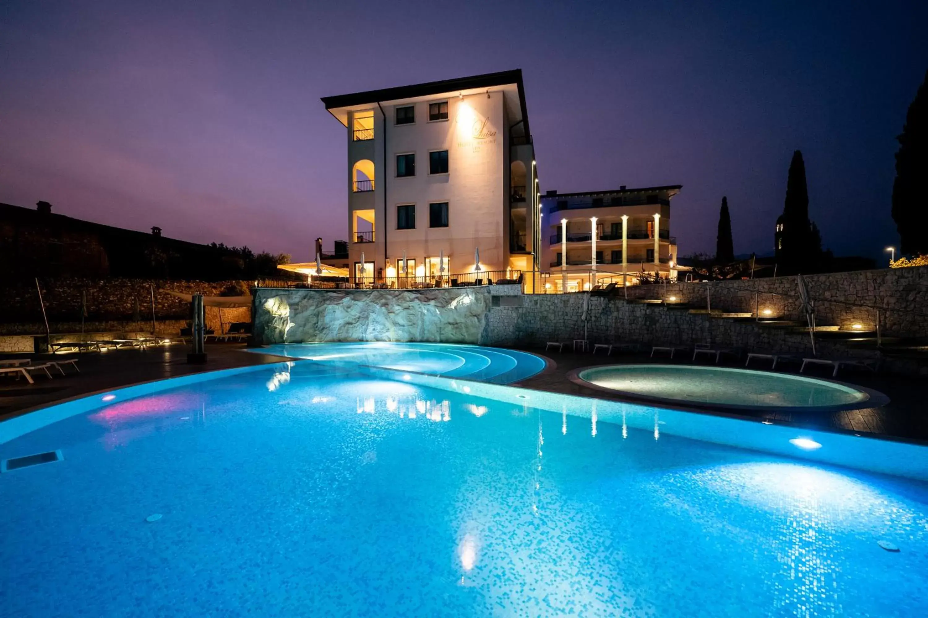 Property building, Swimming Pool in Hotel Resort Villa Luisa & Spa