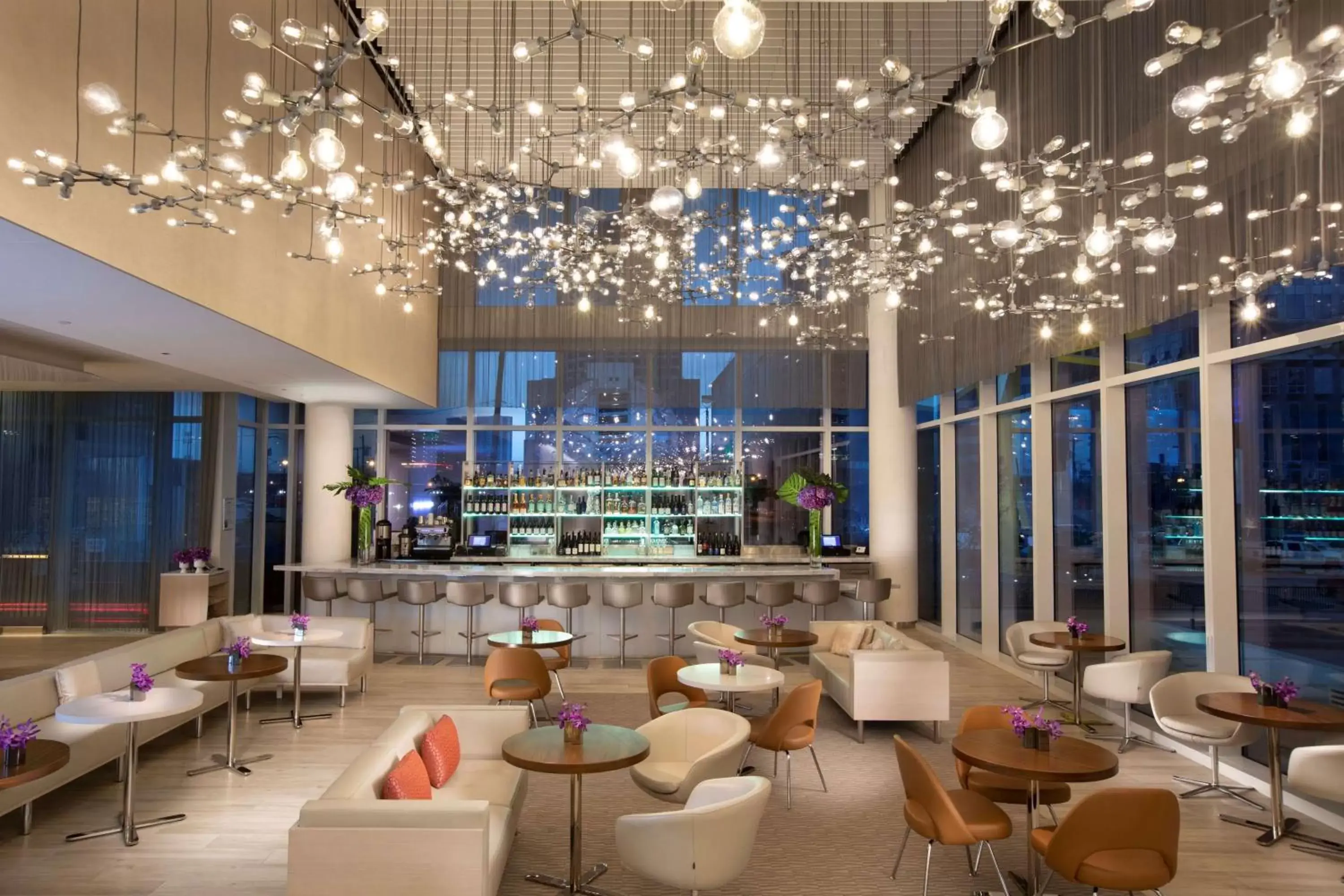 Lounge or bar, Restaurant/Places to Eat in HALL Arts Hotel Dallas, Curio Collection by Hilton