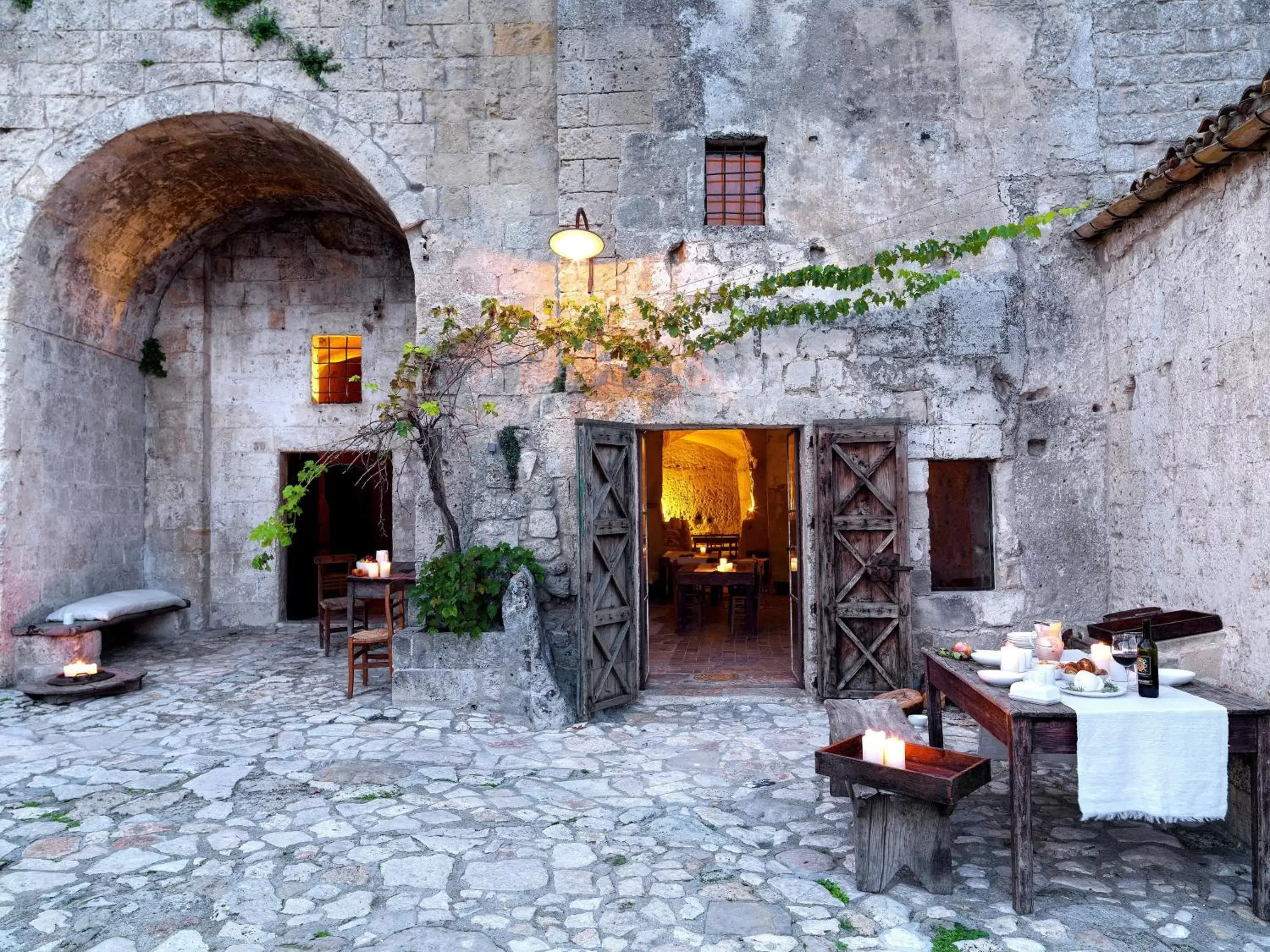 Facade/entrance, Restaurant/Places to Eat in Sextantio Le Grotte Della Civita