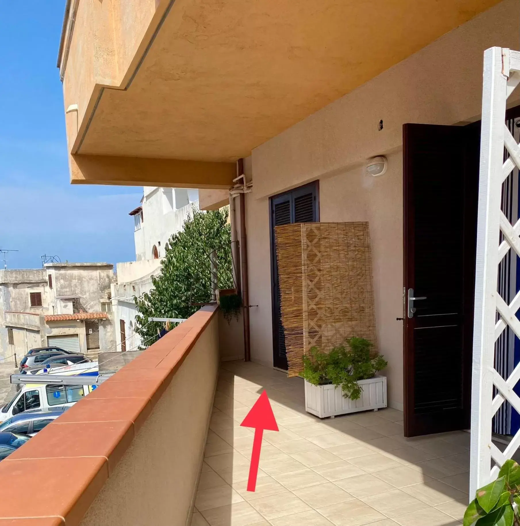 Balcony/Terrace in Arcobaleno Tropea centro