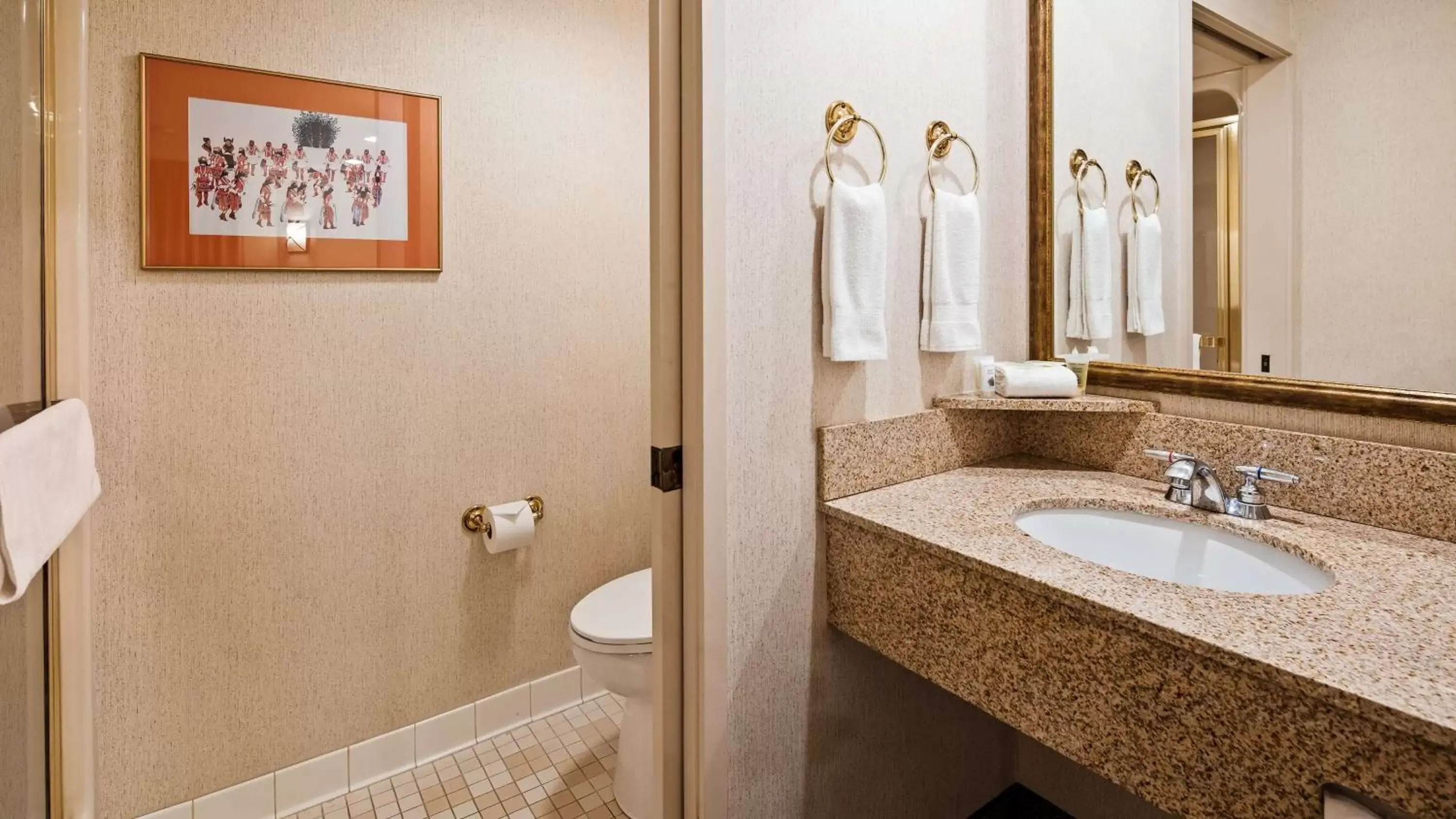 Bathroom in Inn at Santa Fe, SureStay Collection by Best Western