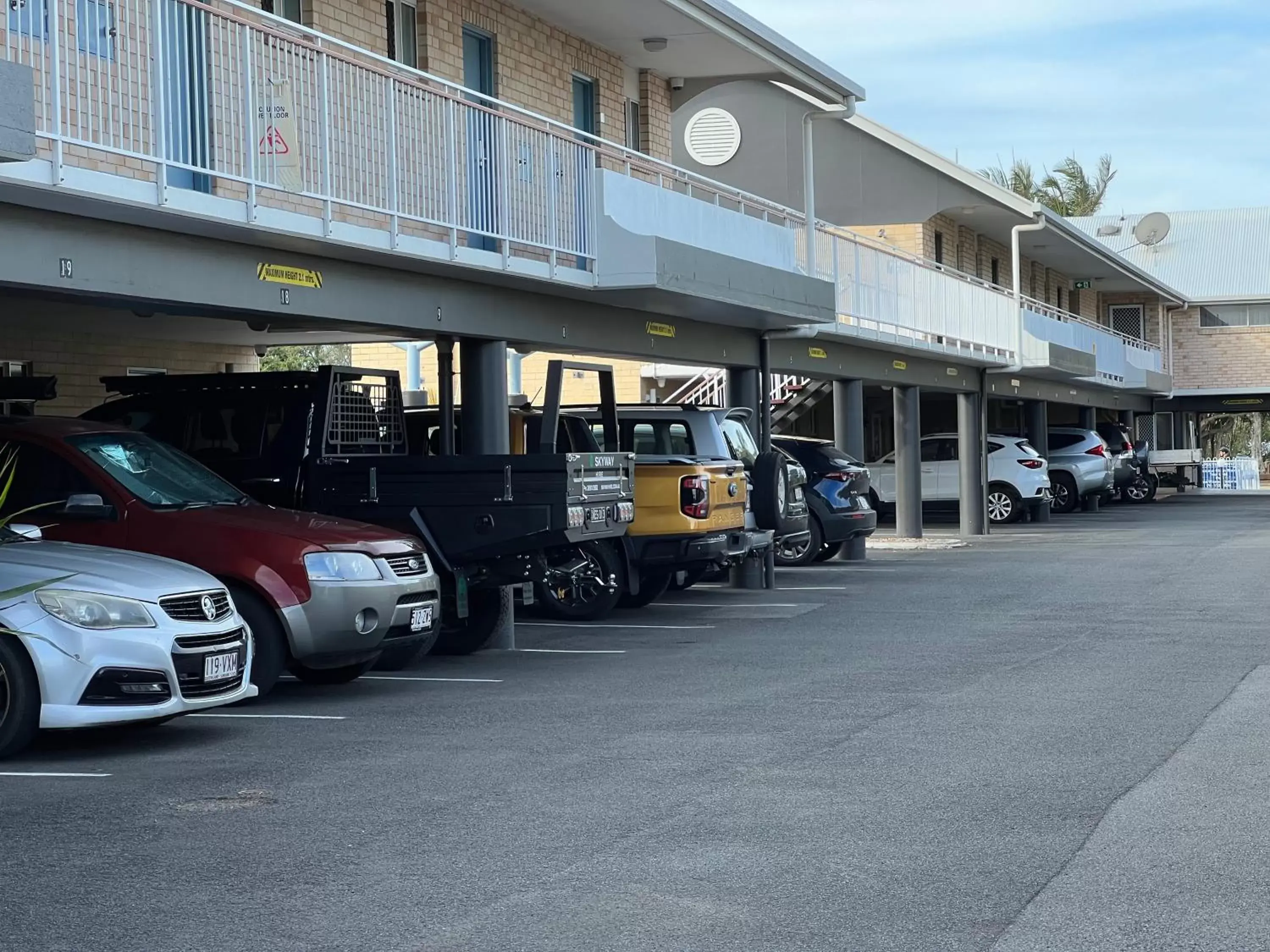 Parking, Property Building in Best Western Ambassador Motor Lodge