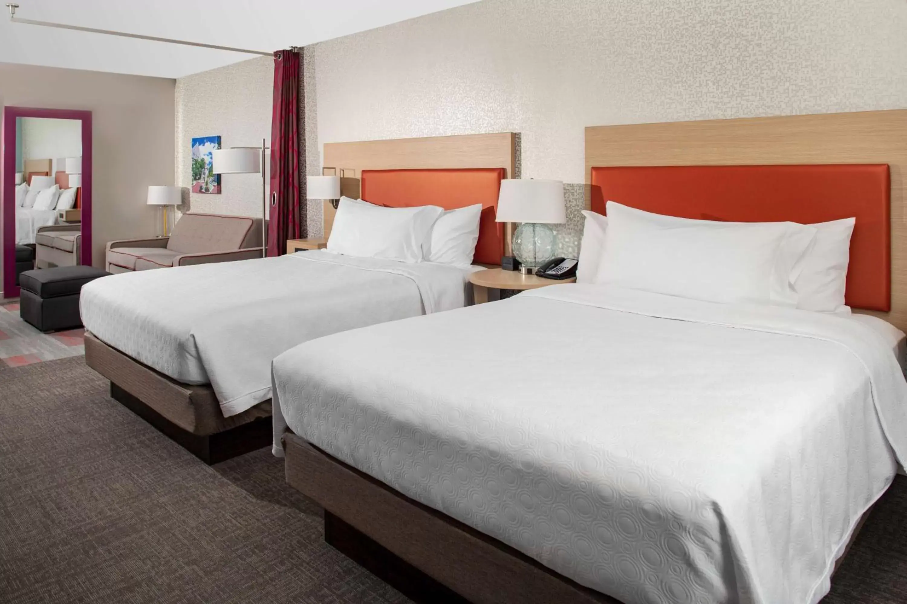 Bed in Home2 Suites by Hilton Bloomington Bed in Home2 Suites by Hilton Bloomington