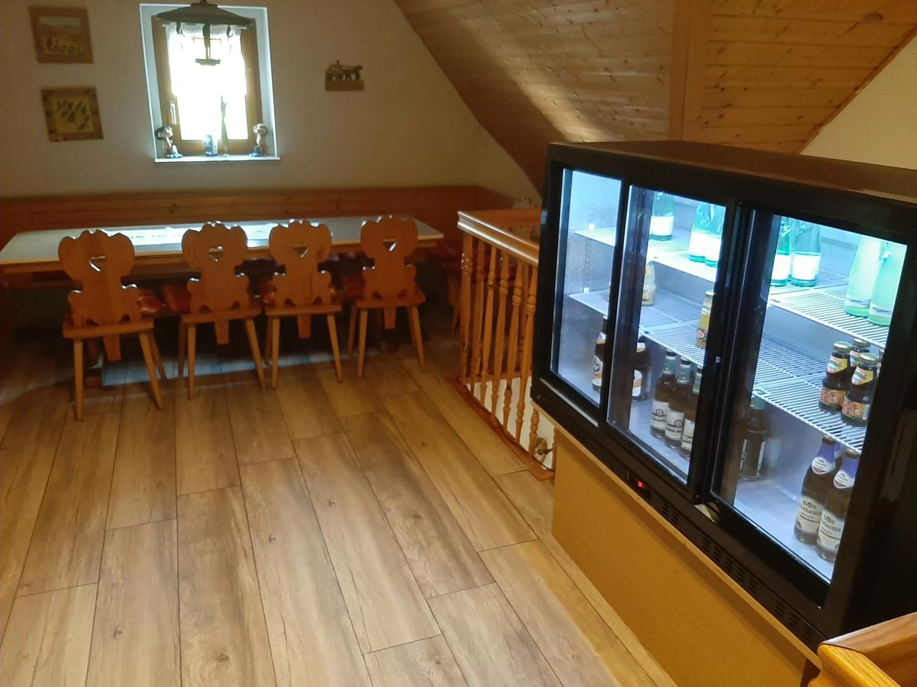 Communal lounge/ TV room in Gasthof zum Döhlerwald