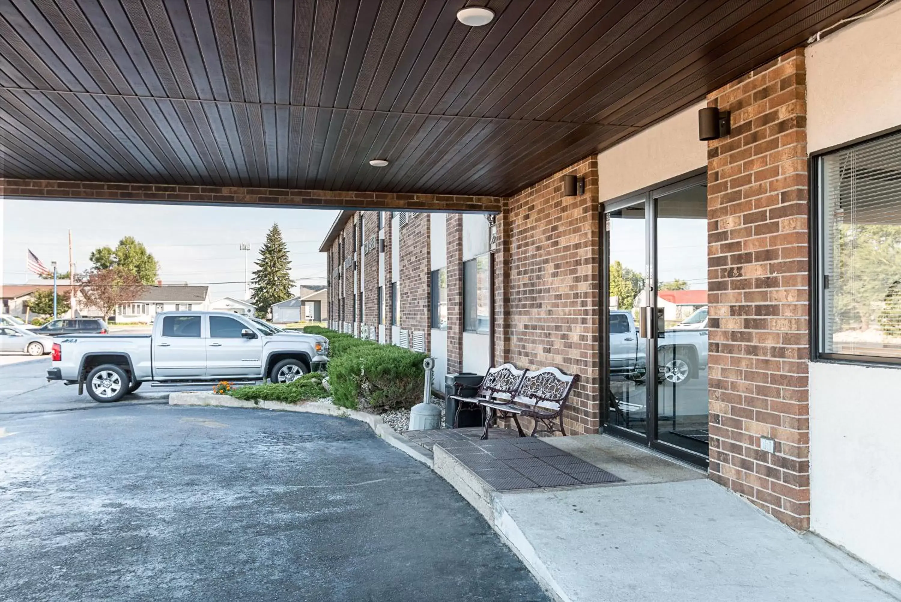 Facade/entrance in Motel 6-Wisconsin Rapids, WI