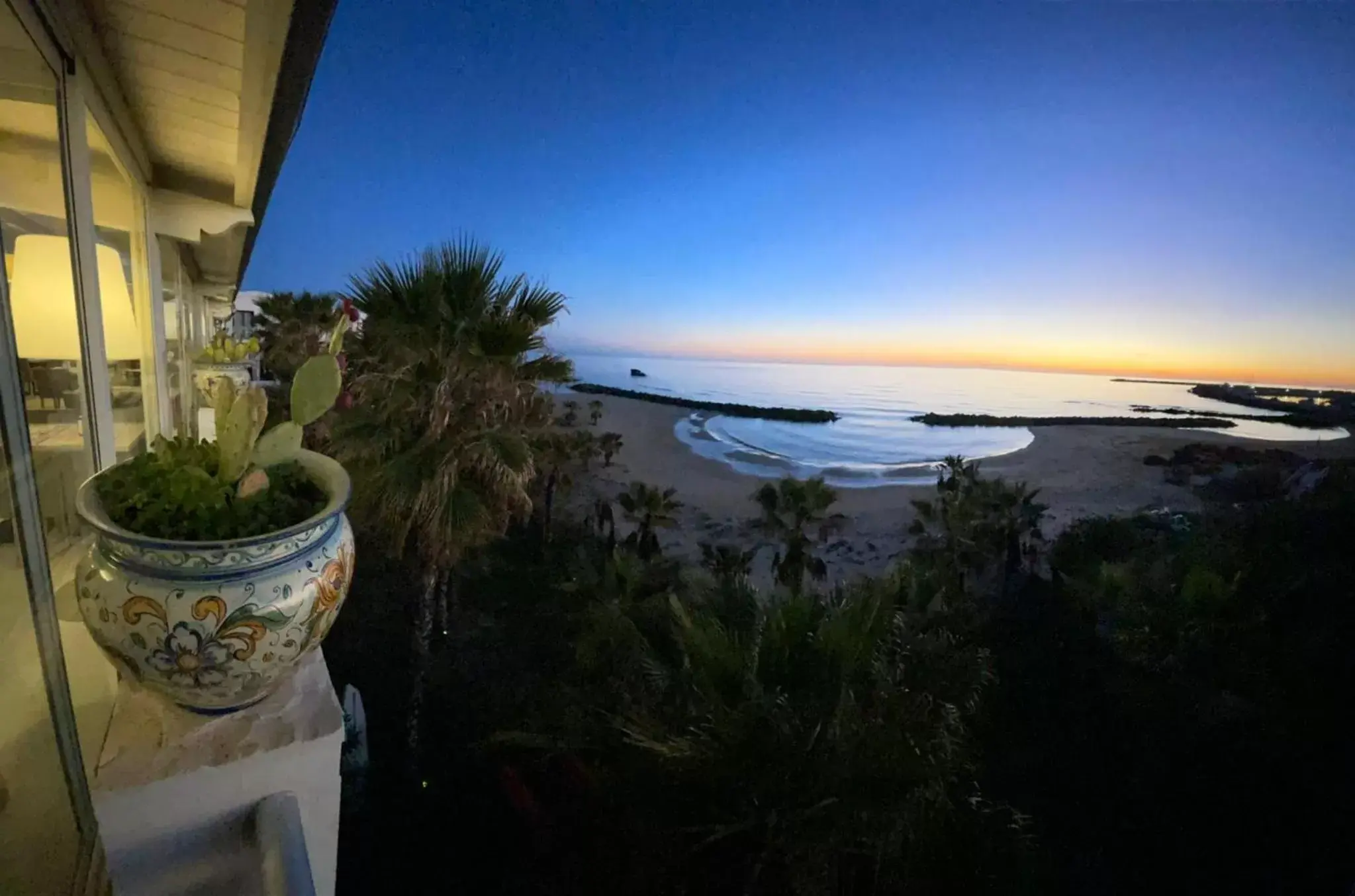 Balcony/Terrace in Hotel Sul Mare Al Gabbiano