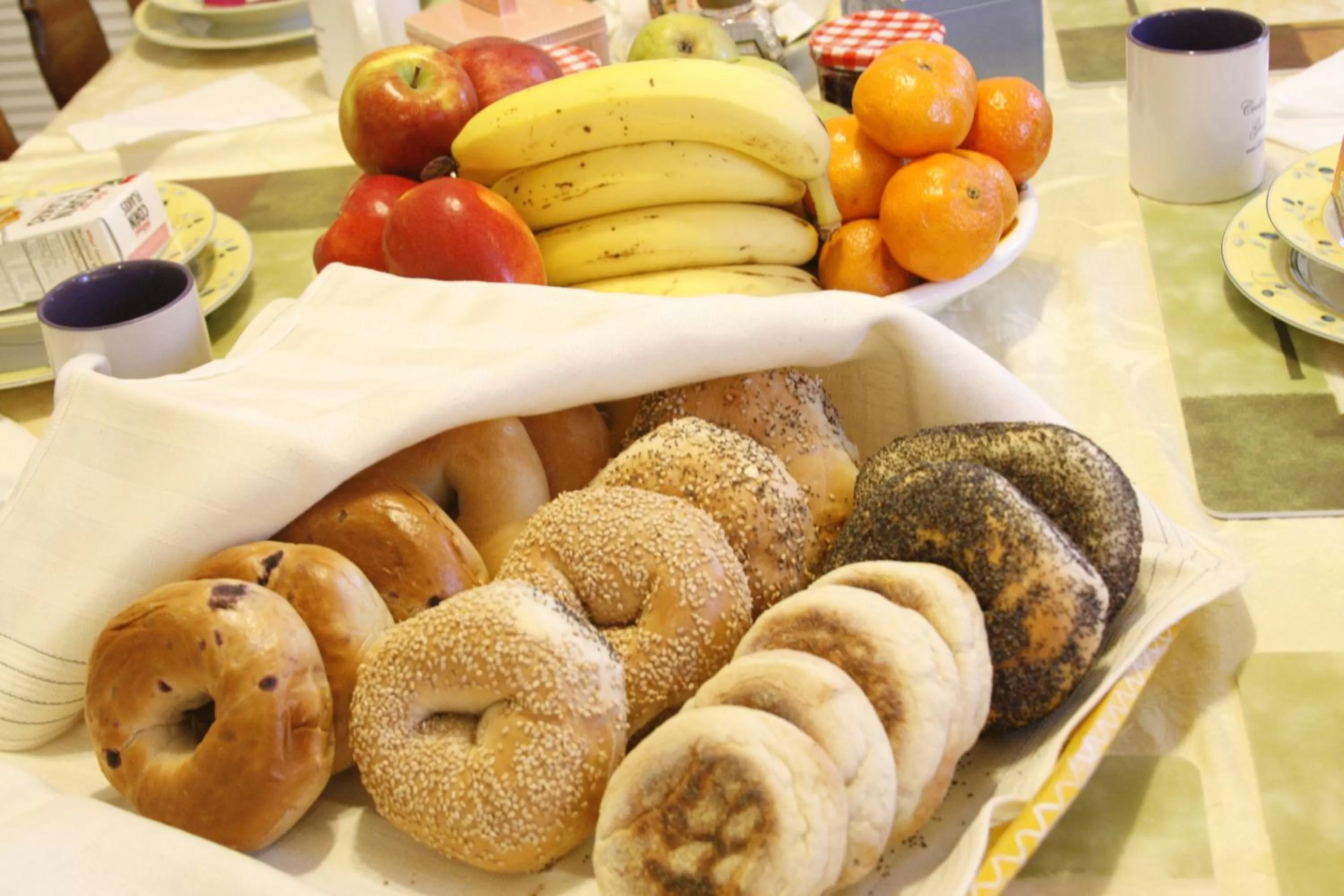 Food close-up in The Coolidge Corner Guest House: A Brookline Bed and Breakfast