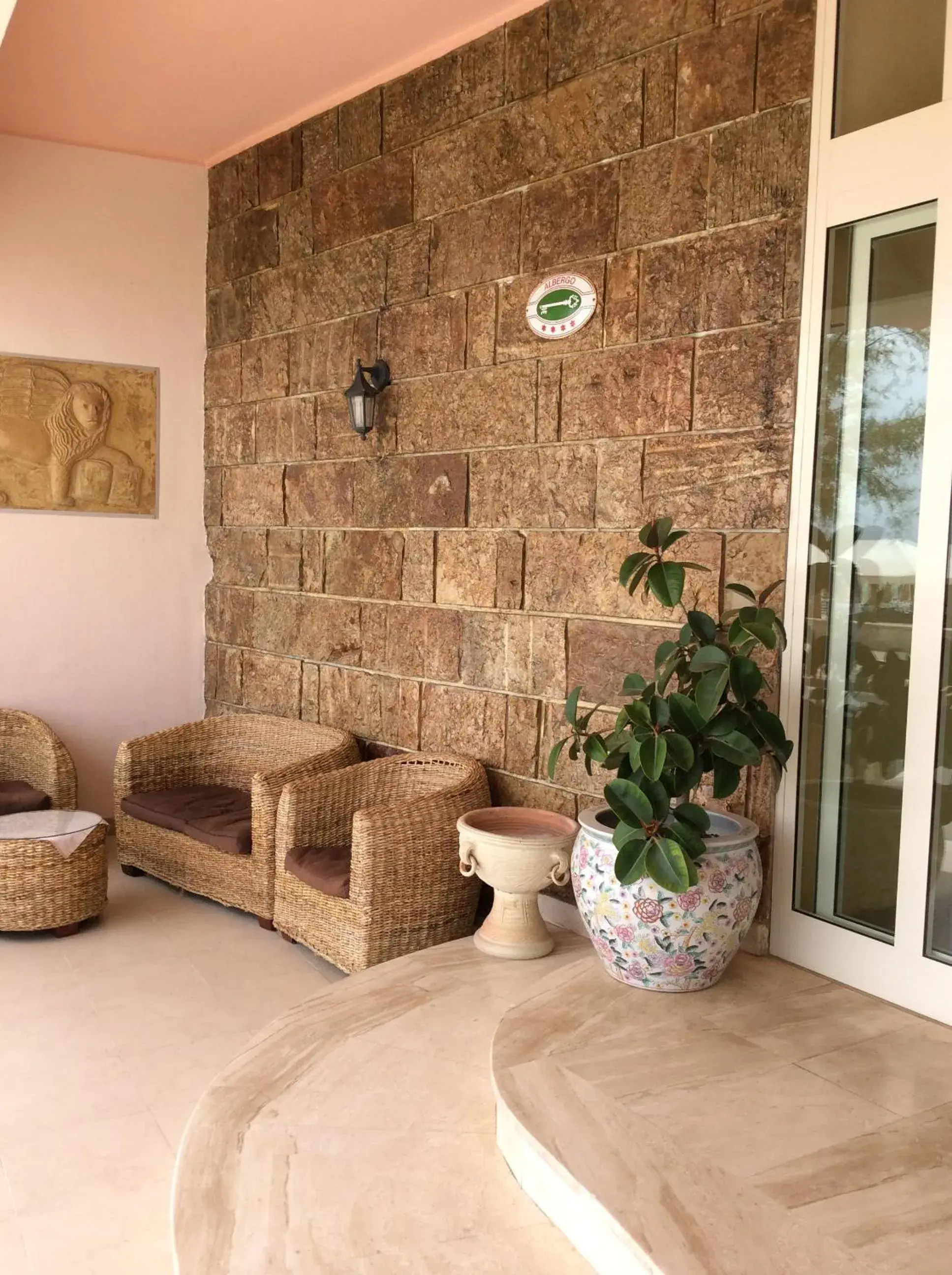 Facade/entrance, Seating Area in Hotel San Marco