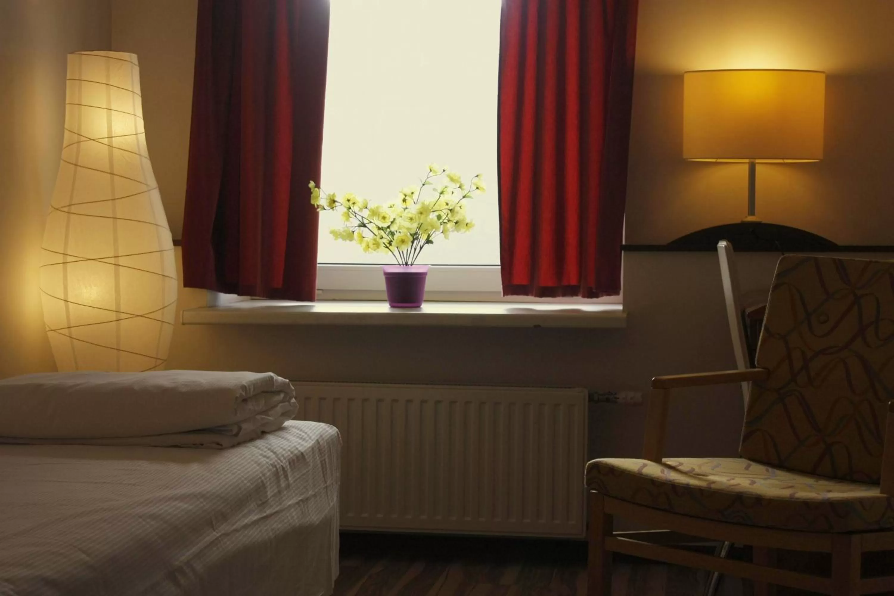 Seating area, Bed in A1 Hotel Riga City Center