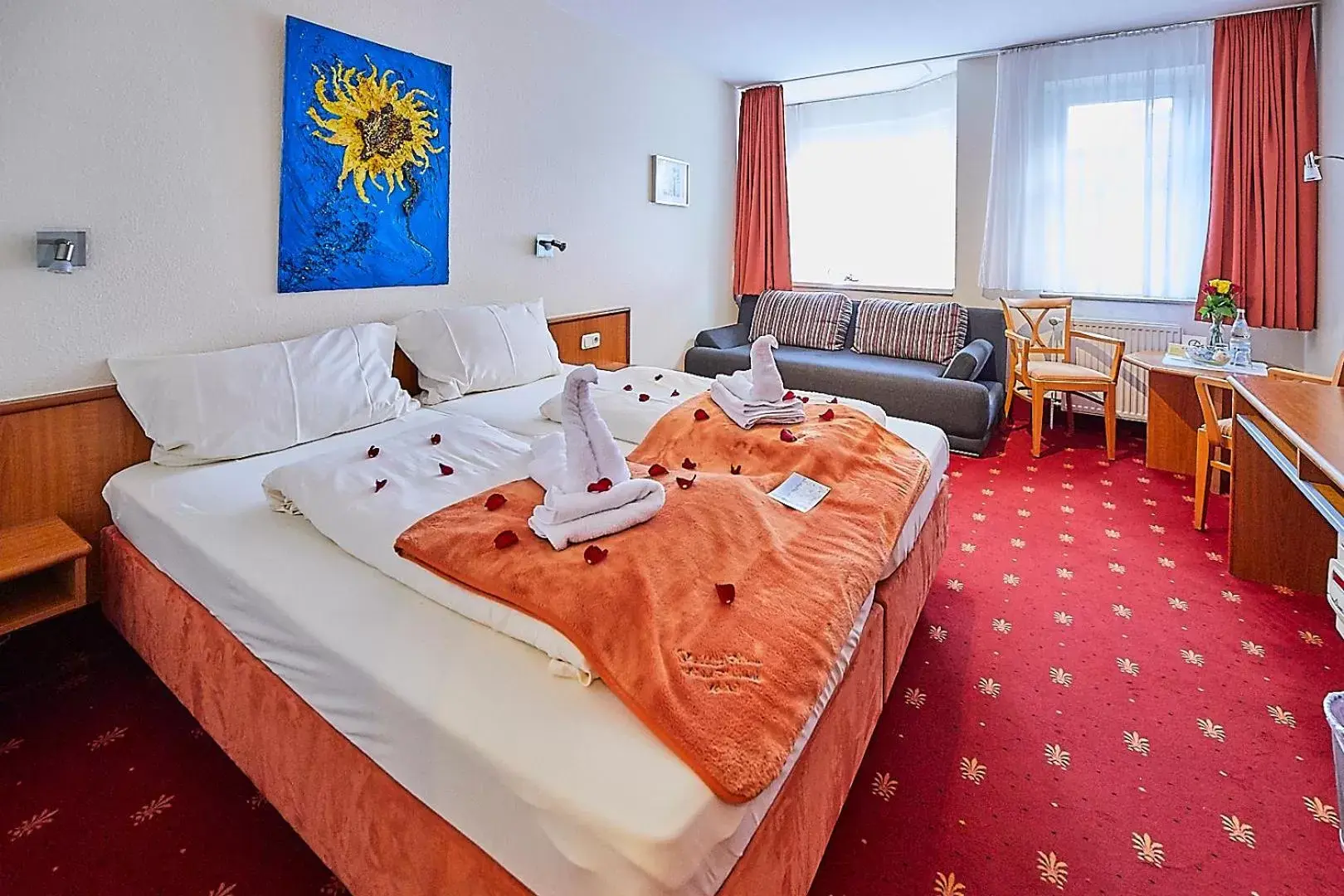 Bed in Hotel Diamant Bed in Hotel Diamant