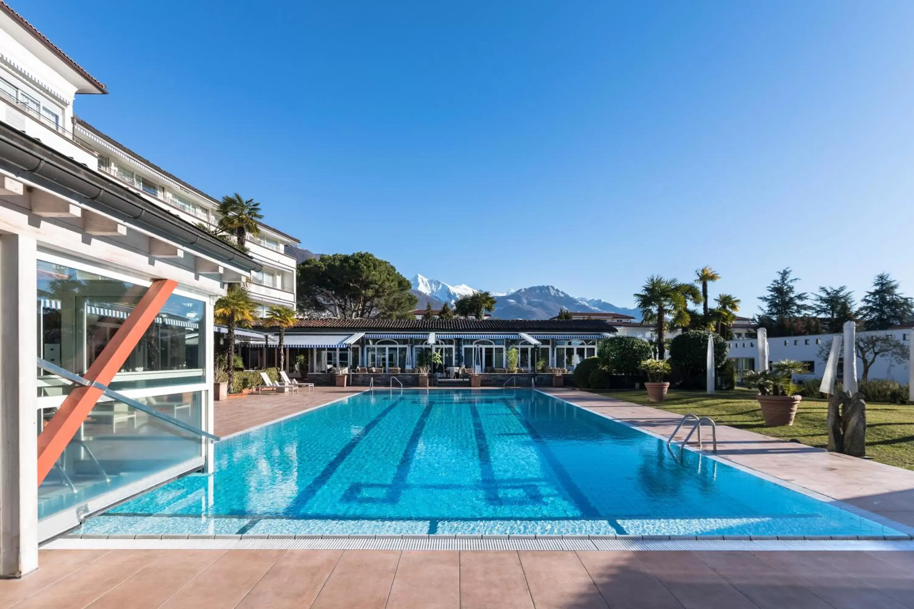 Property building, Swimming Pool in Parkhotel Delta, Wellbeing Resort