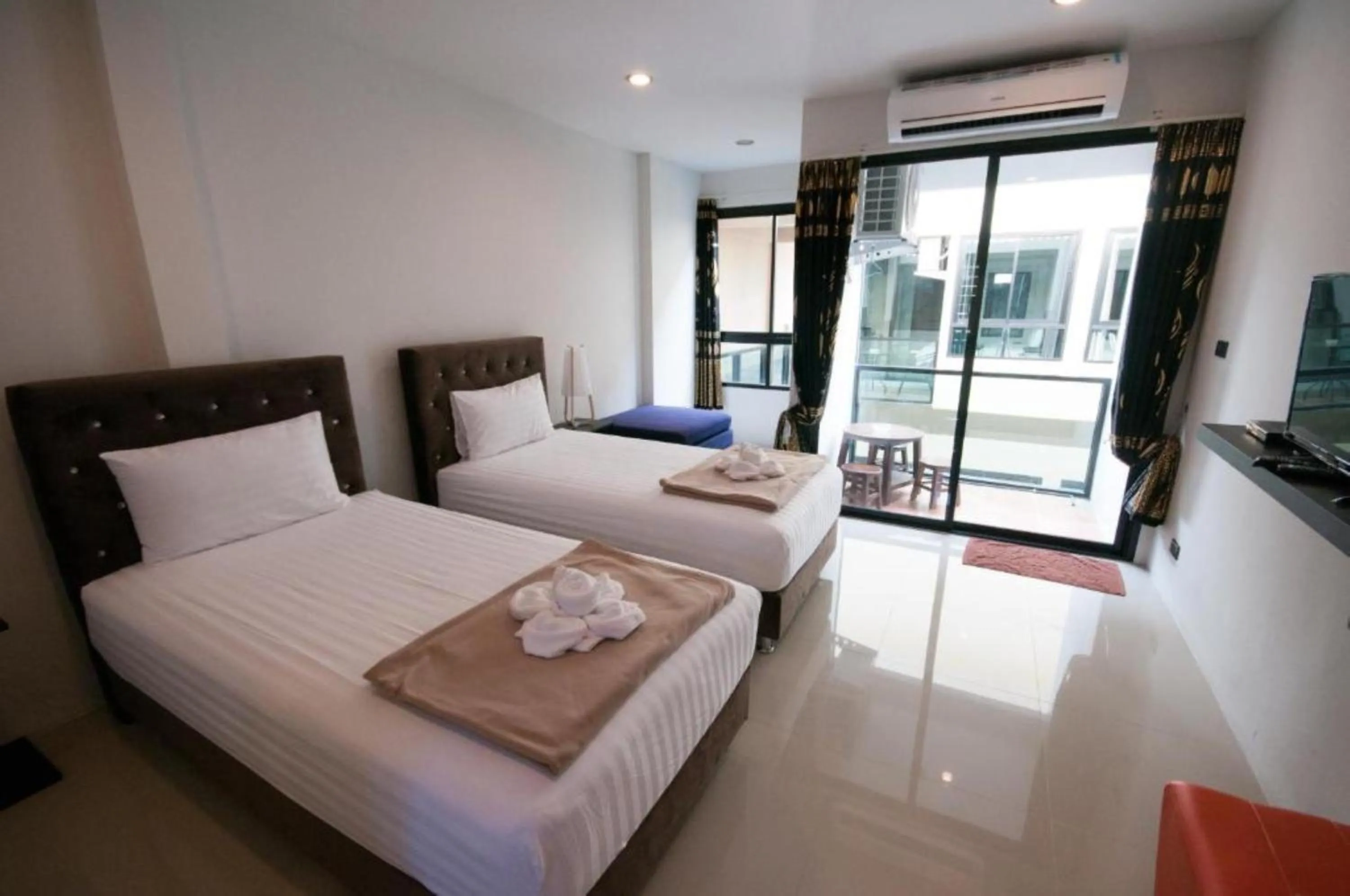 Bed in The Pool Resort