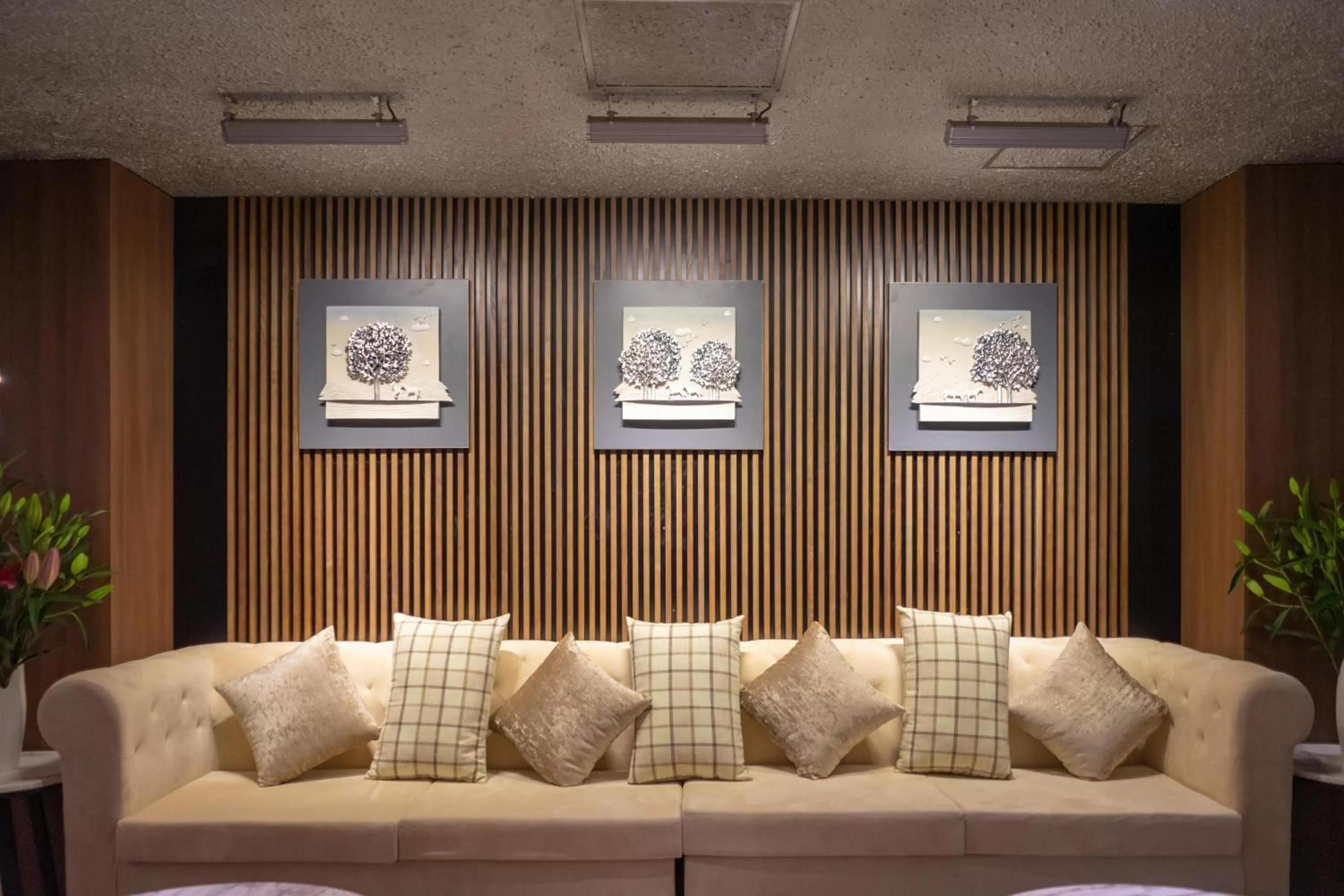 Seating area in KP Hotel