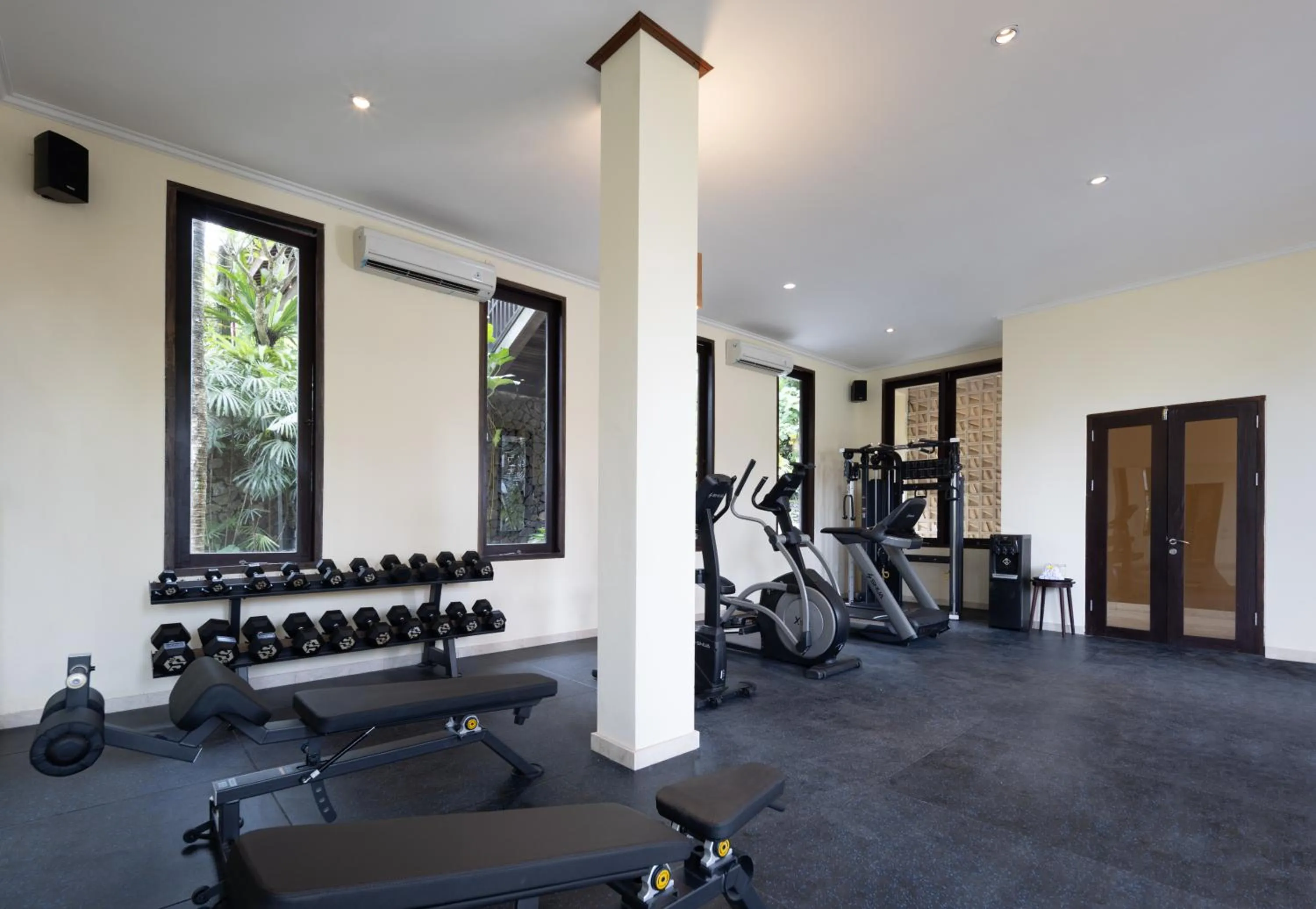 Fitness centre/facilities in The Kayon Valley Resort
