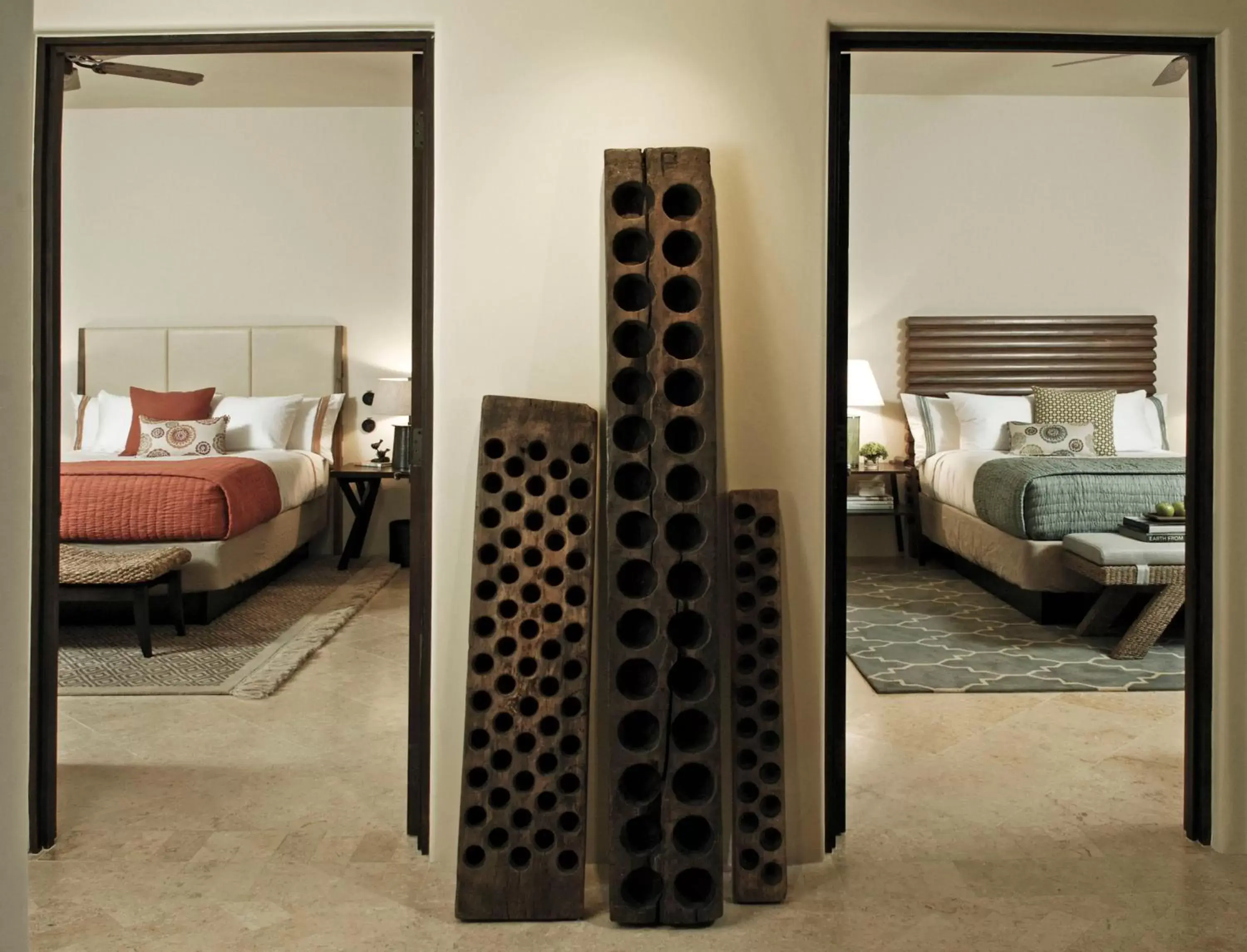 Decorative detail, Bed in Hacienda Beach Club & Residences