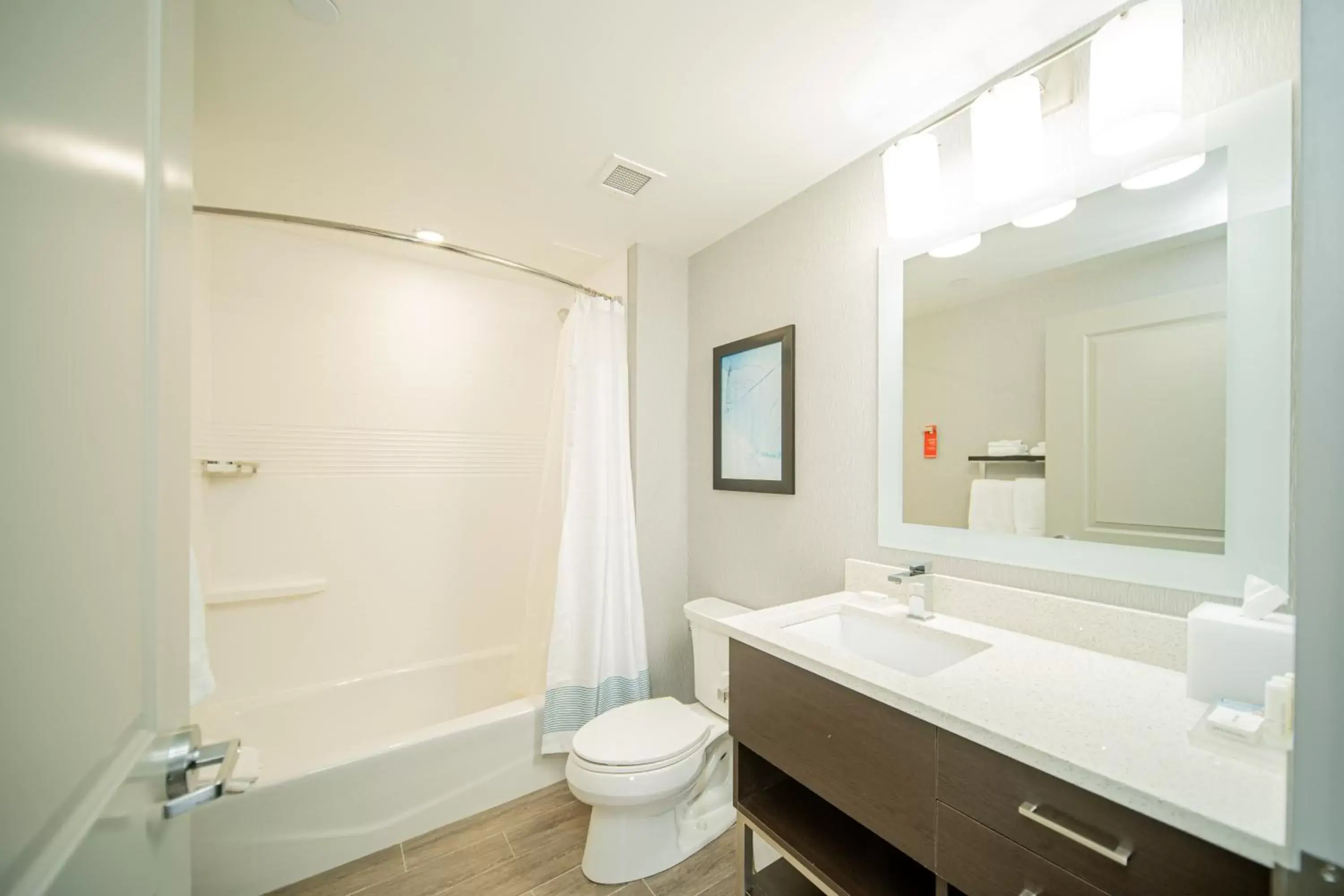 Bathroom in TownePlace Suites by Marriott Brantford and Conference Centre