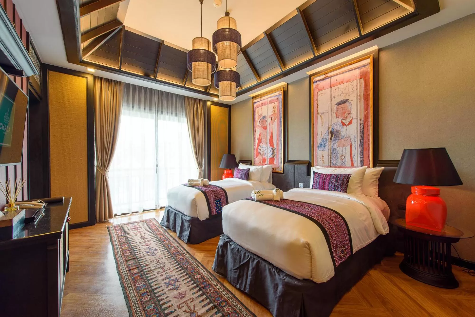 Photo of the whole room, Bed in Chala Number6