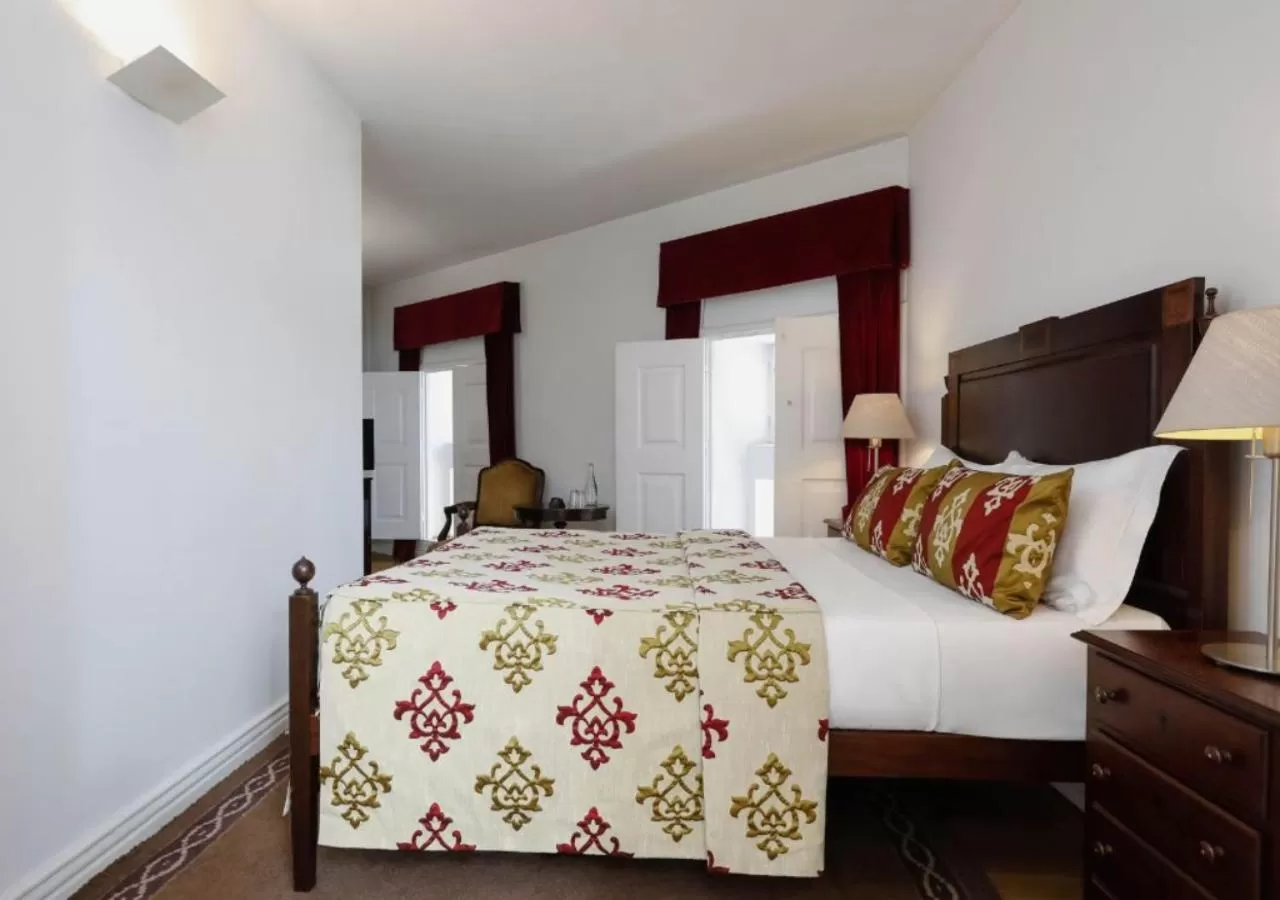 Bedroom, Bed in Montebelo Palácio dos Melos Viseu Historic Hotel