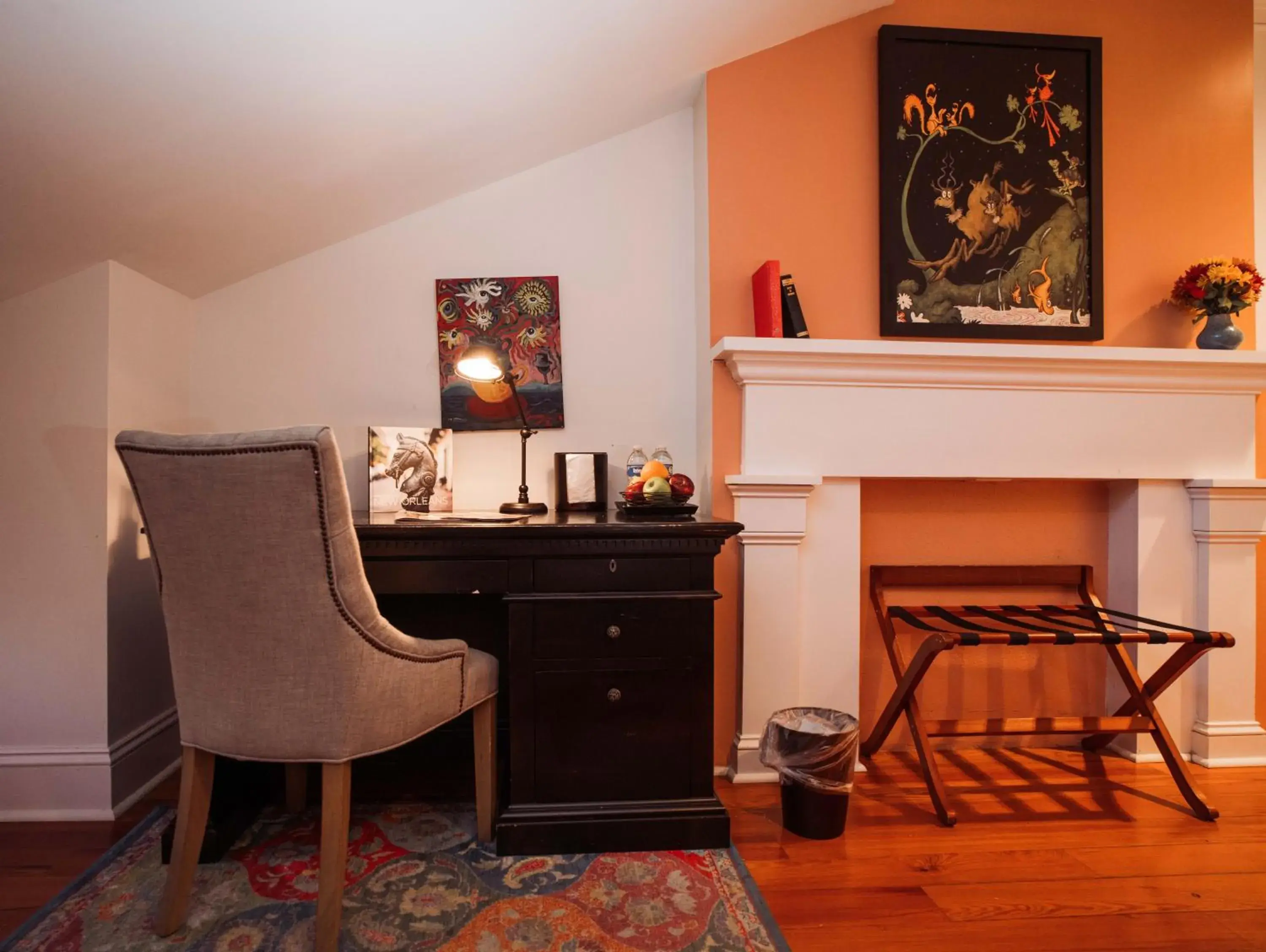 Seating area, TV/Entertainment Center in Royal Frenchmen Hotel and Bar