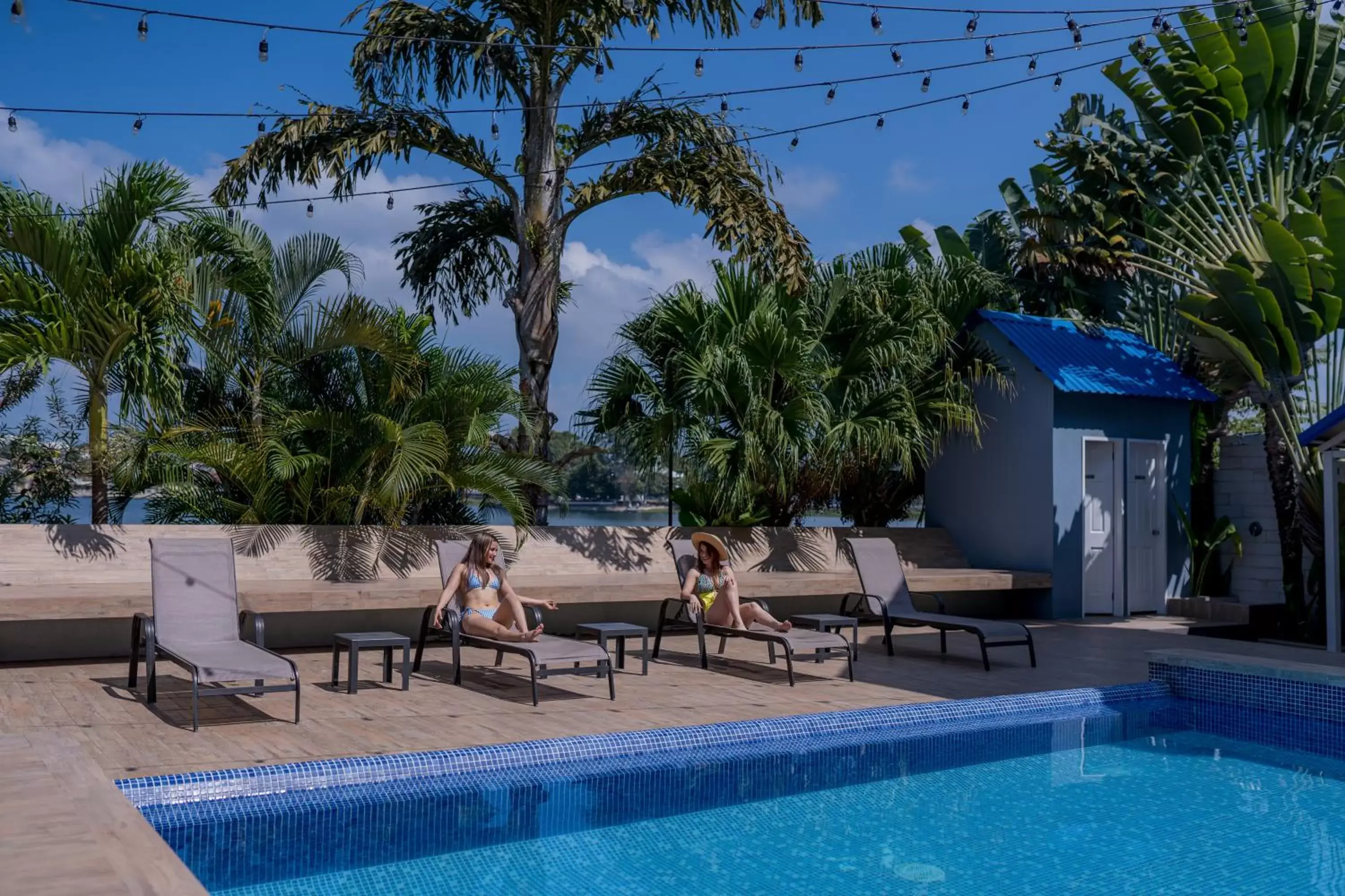 Swimming Pool in Hotel Casona del Lago