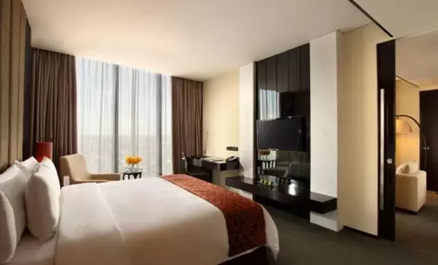 Bed in PO Hotel Semarang