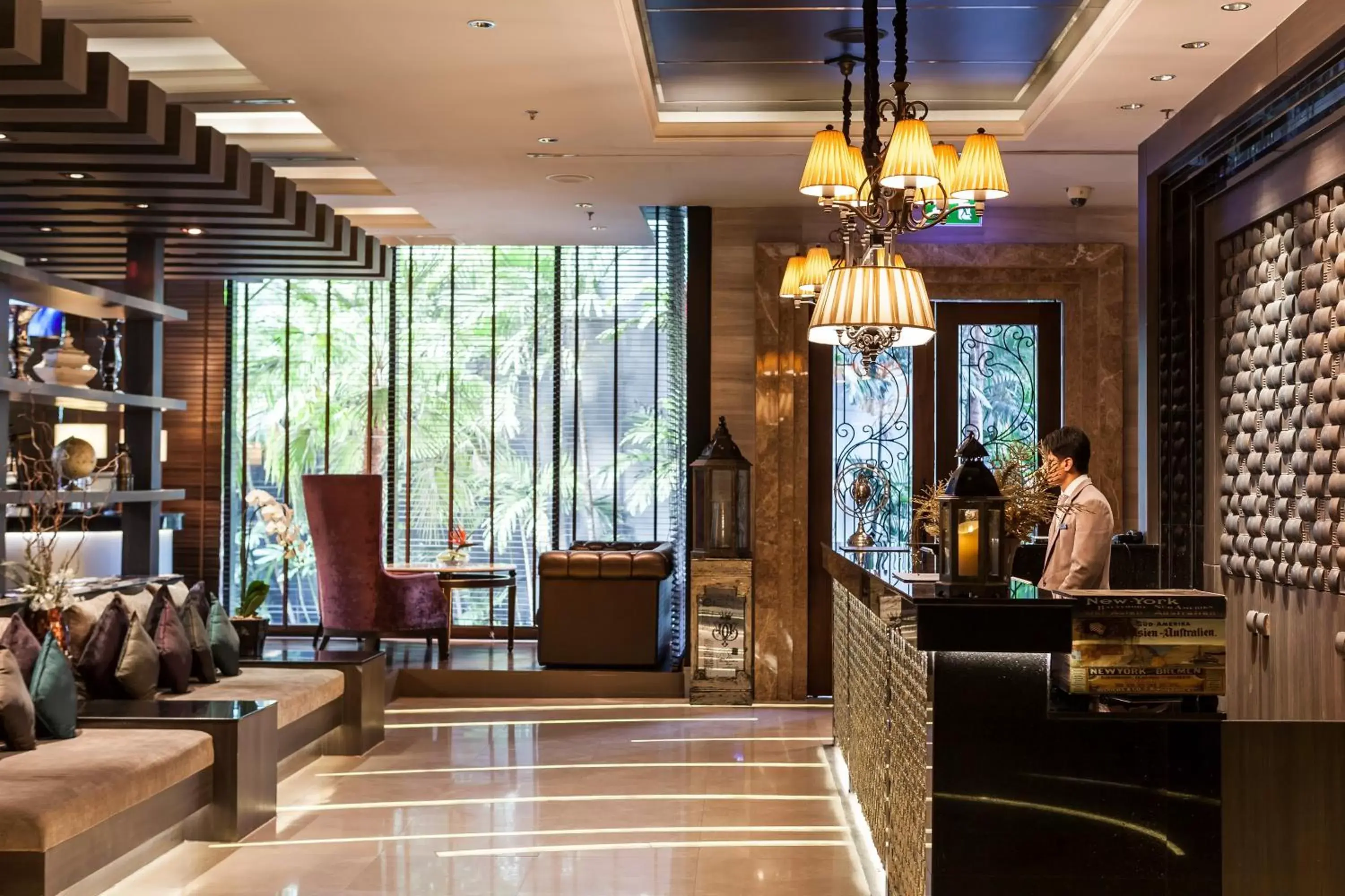 Lobby or reception in The Continent Hotel Sukhumvit - Asok BTS Bangkok Lobby or reception in The Continent Hotel Sukhumvit - Asok BTS Bangkok