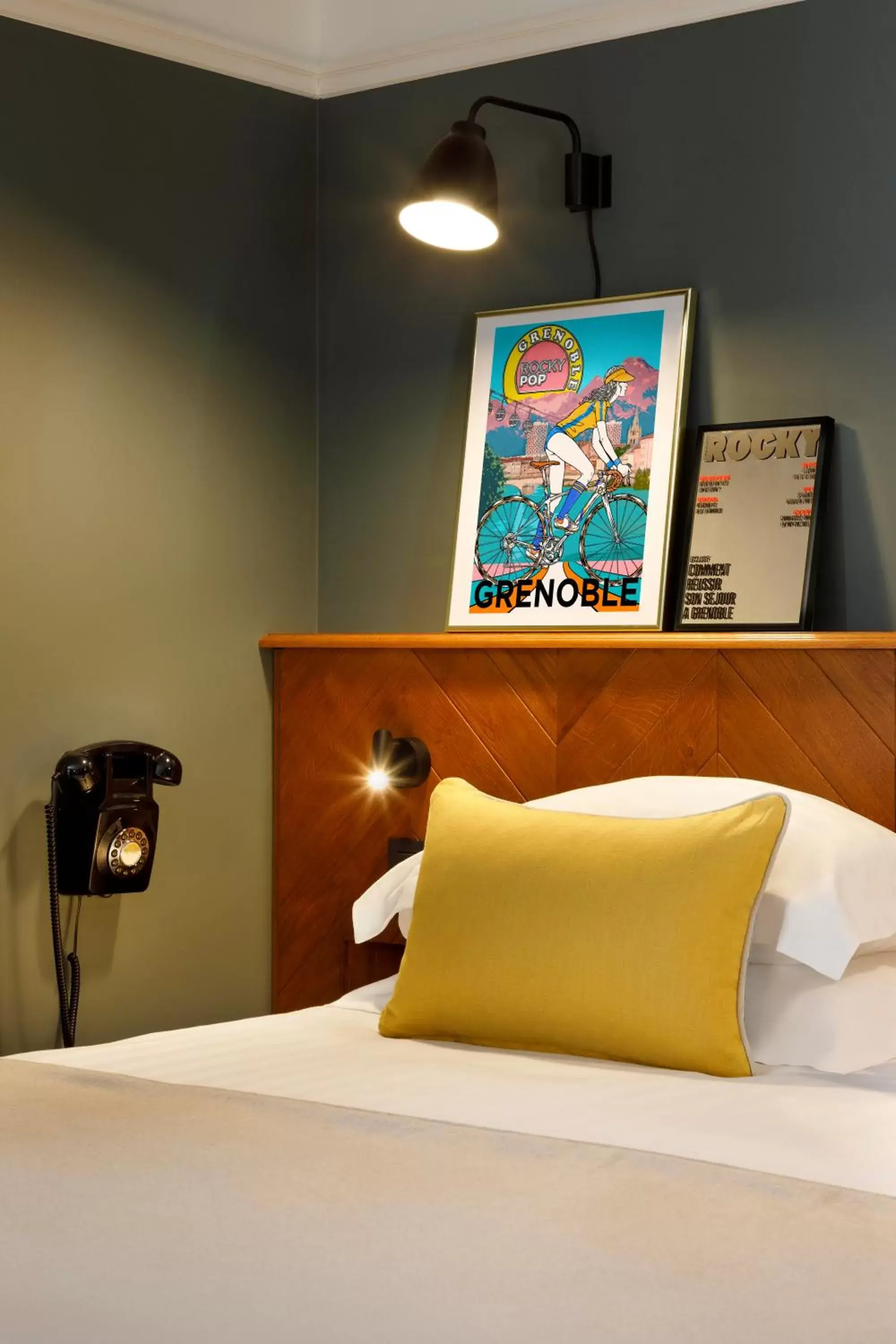 Bed in RockyPop Grenoble Hotel Bed in RockyPop Grenoble Hotel