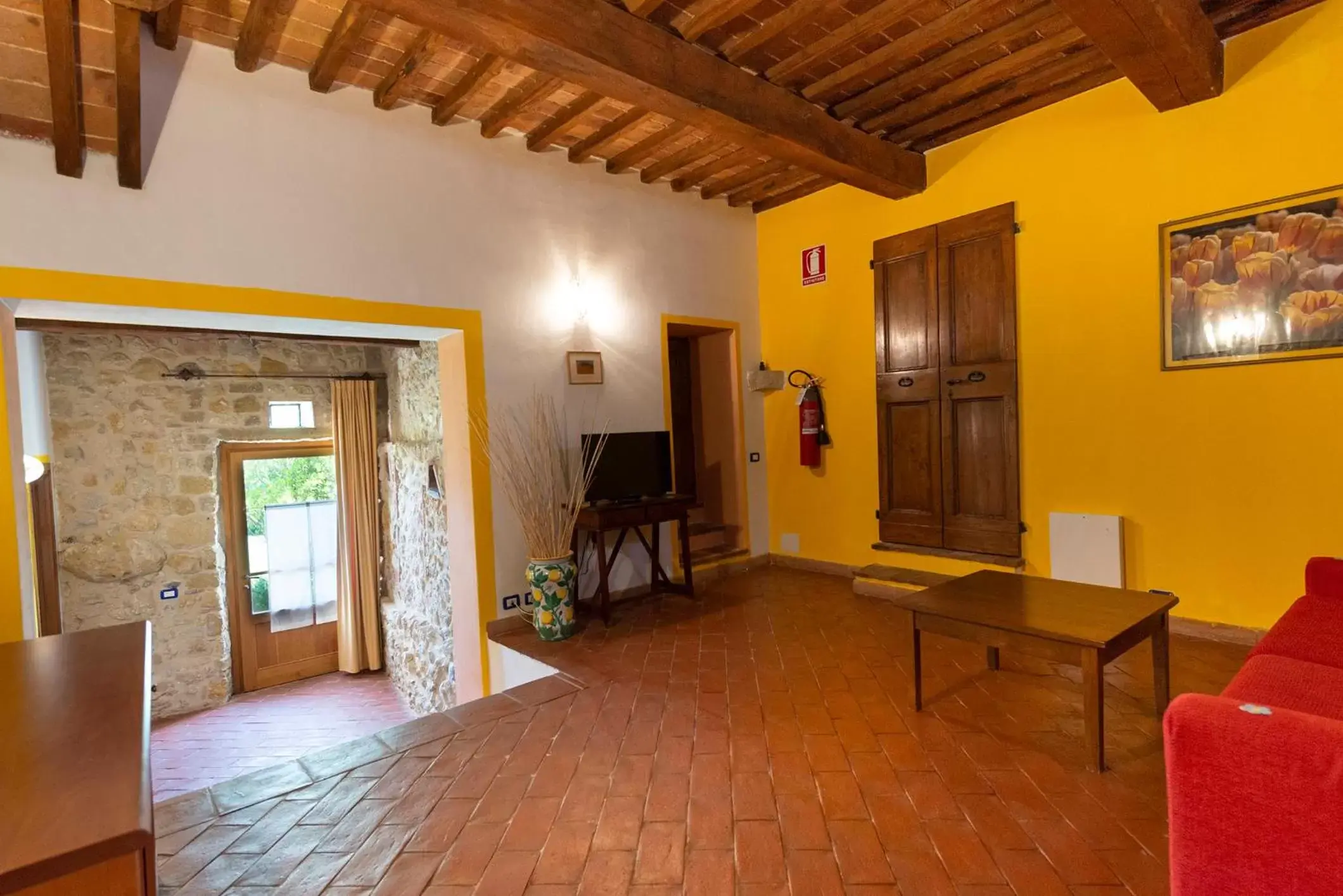 Living room in Locanda Vesuna