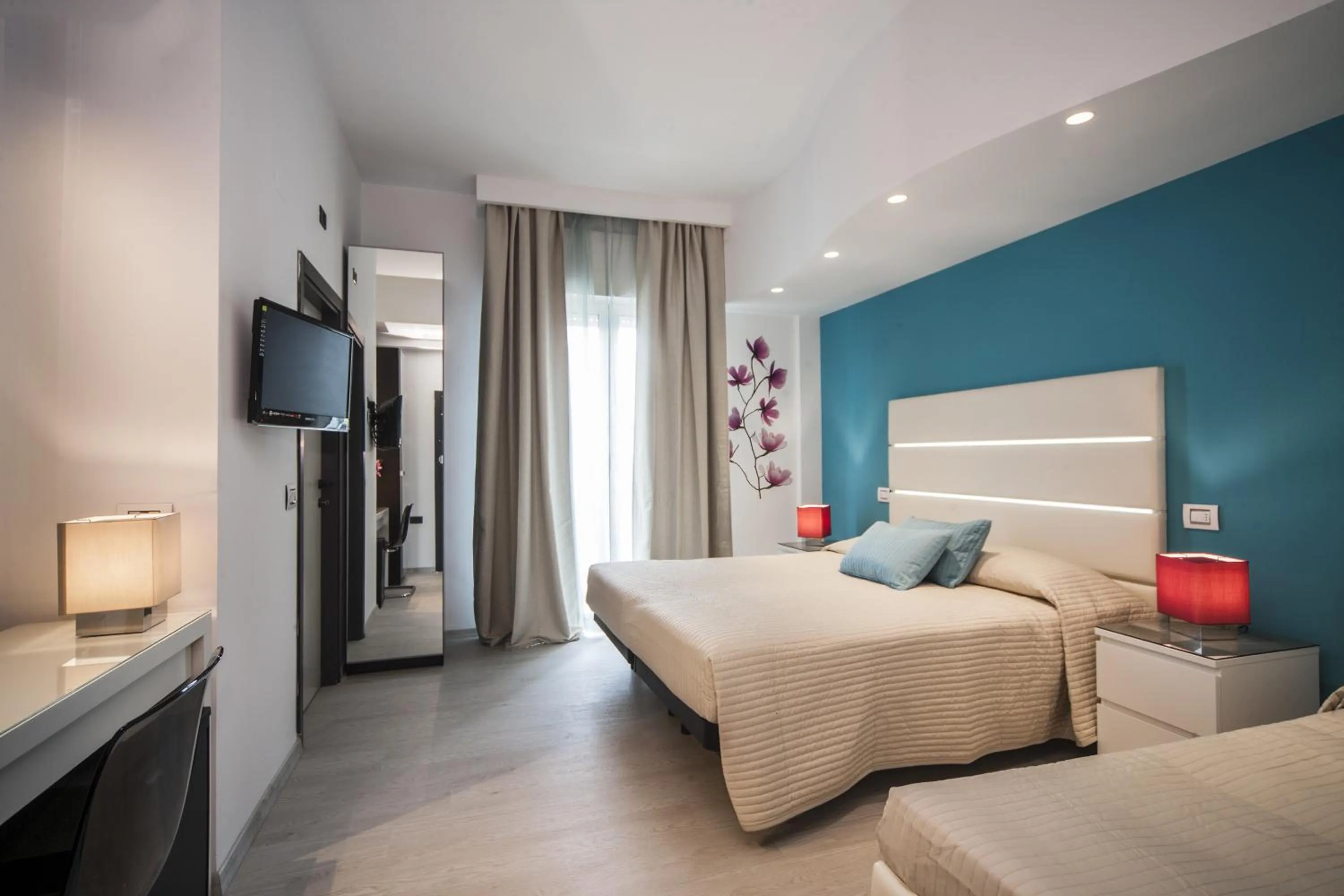 Decorative detail, Bed in Hotel Levante