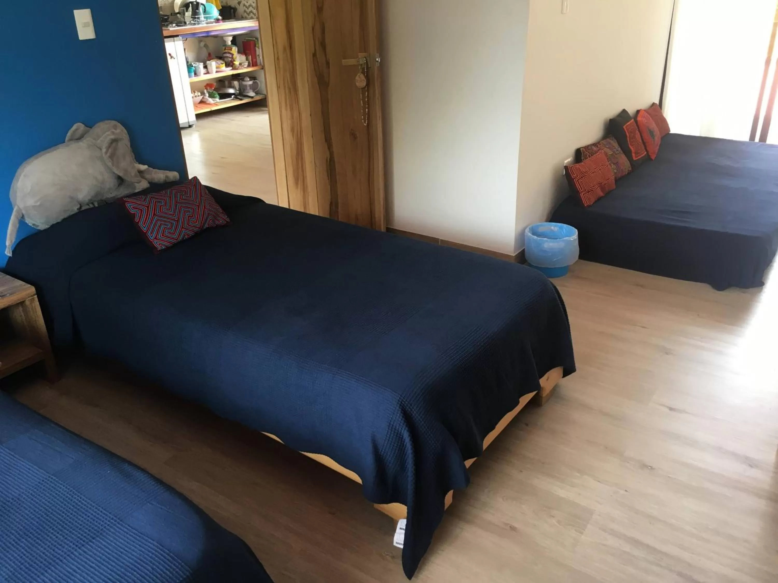 Bed in Hotel La Caracola