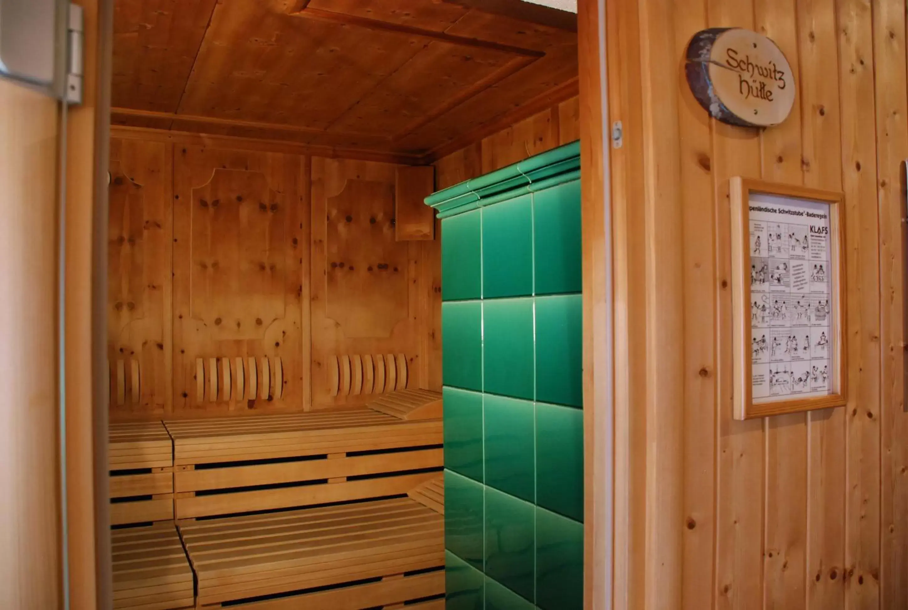 Sauna in Hotel Crystal