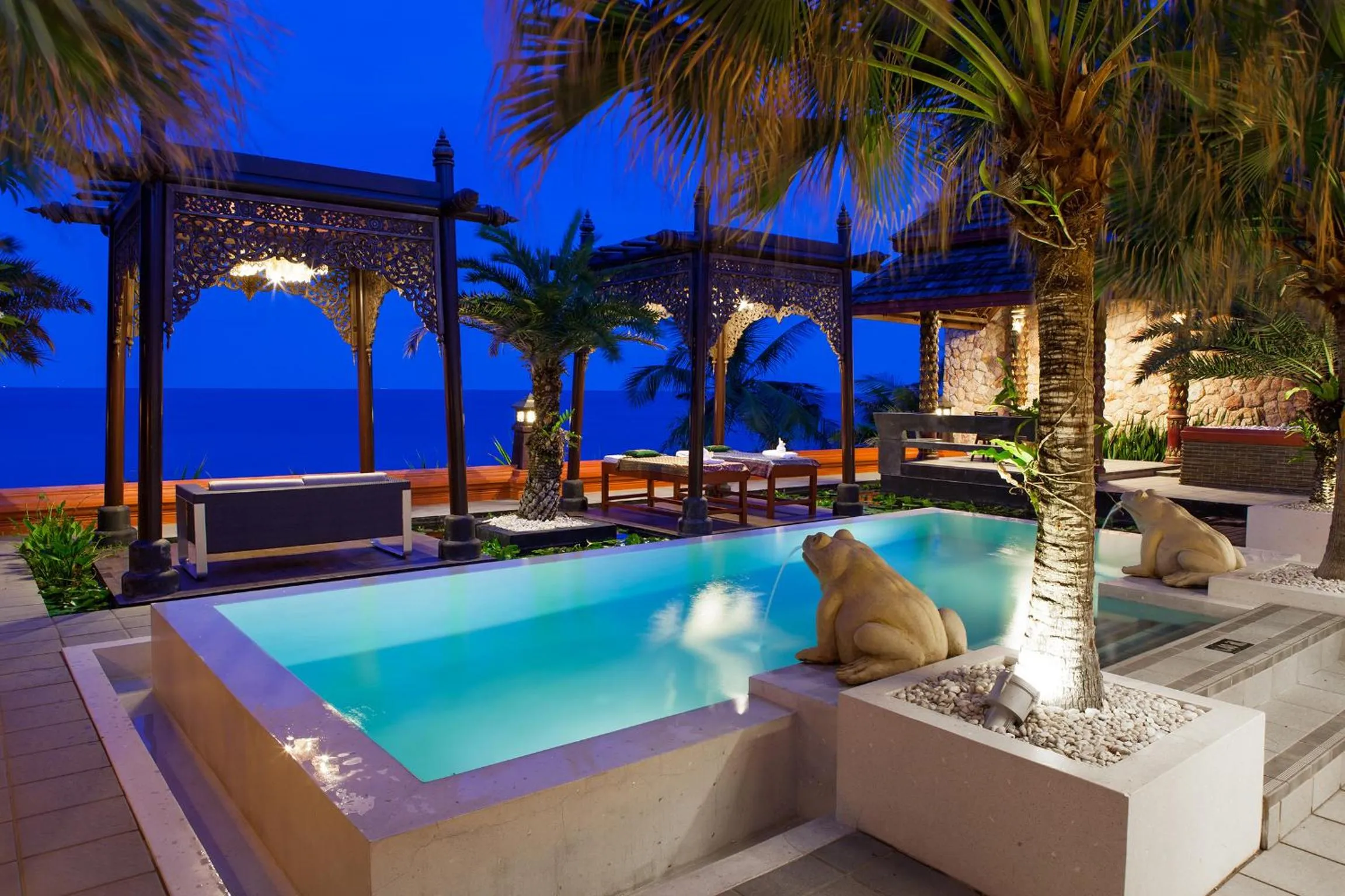 Patio in Ammatara Pura Pool Villa