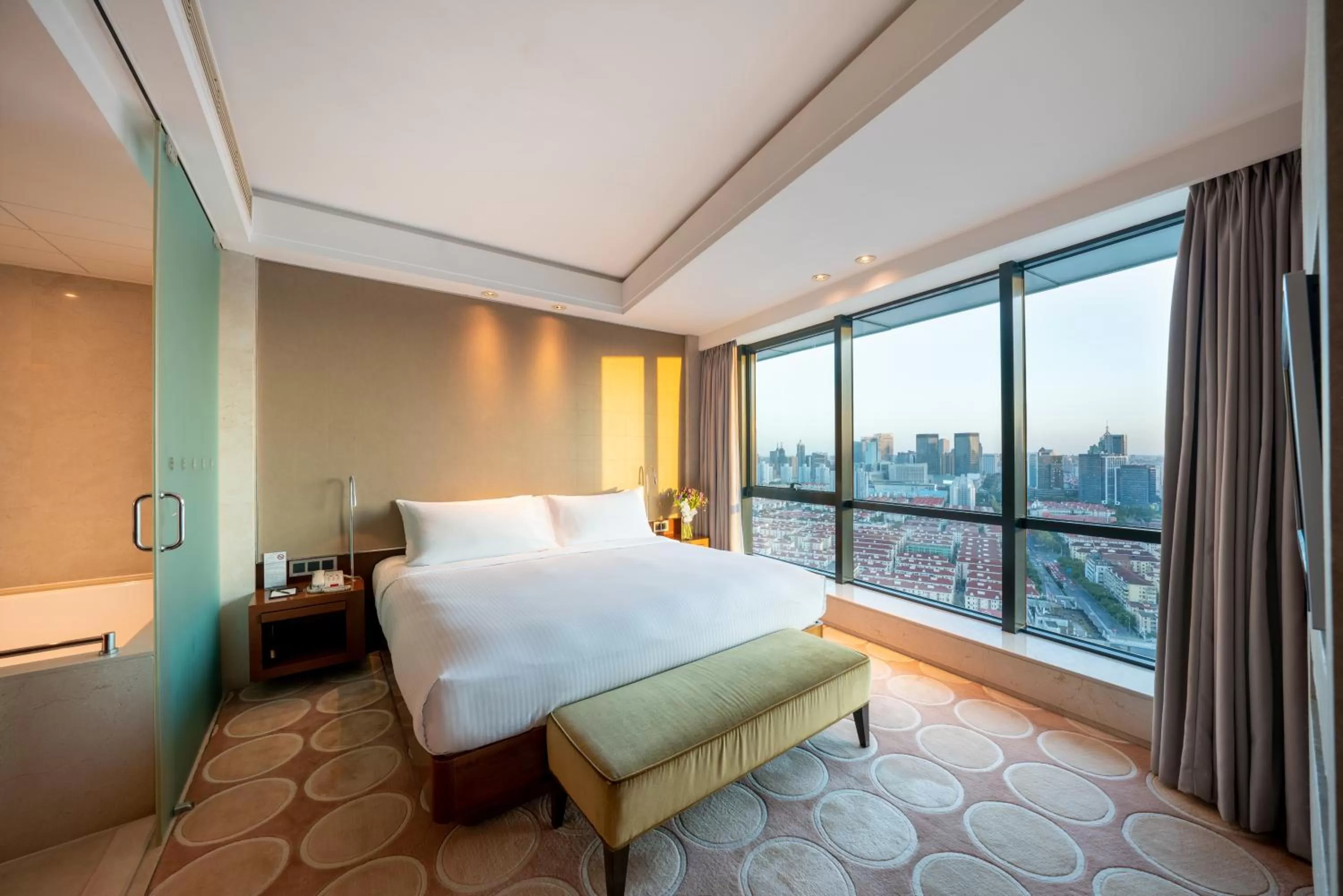 Bed in The Eton Hotel Shanghai