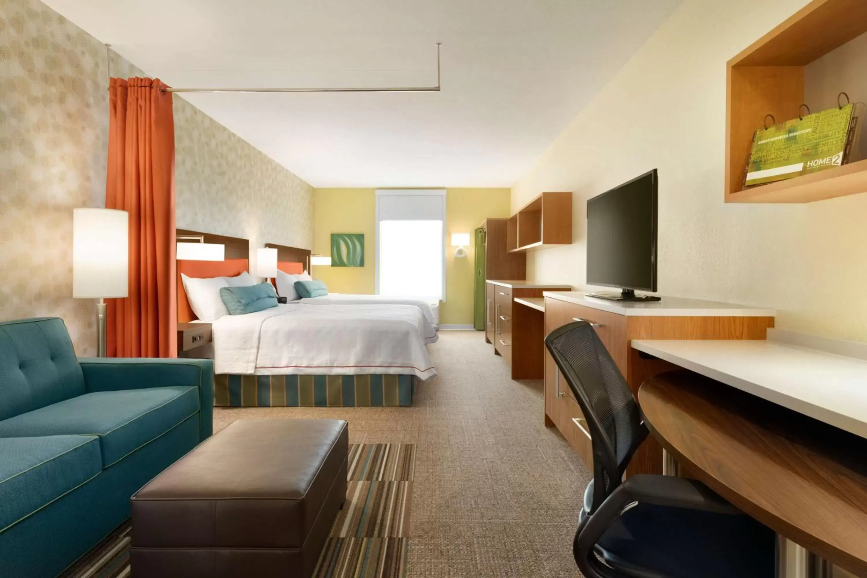 Bedroom, Bed in Home2 Suites By Hilton Middleburg Heights Cleveland Bedroom, Bed in Home2 Suites By Hilton Middleburg Heights Cleveland