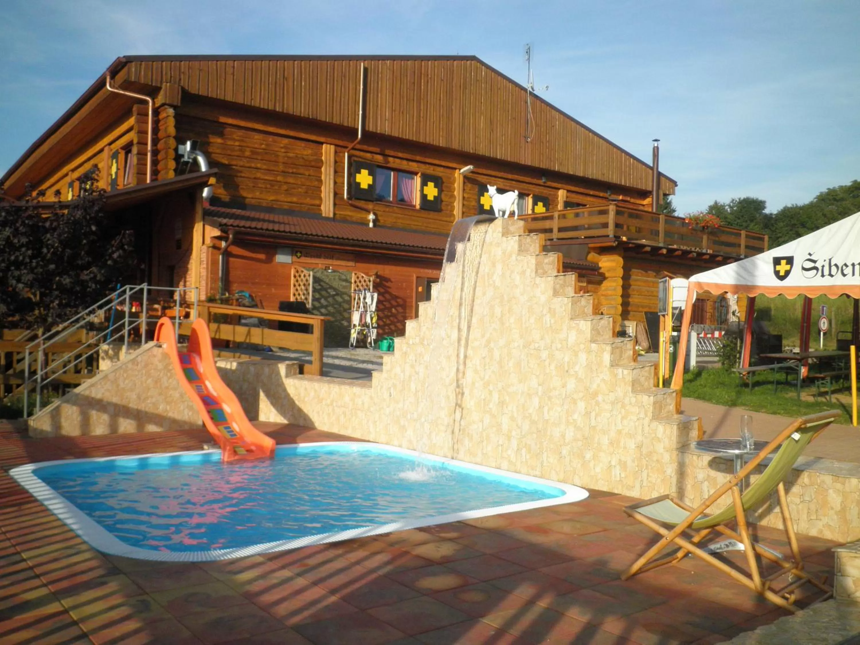 Swimming pool in Sport-hotel Šibeniční vrch